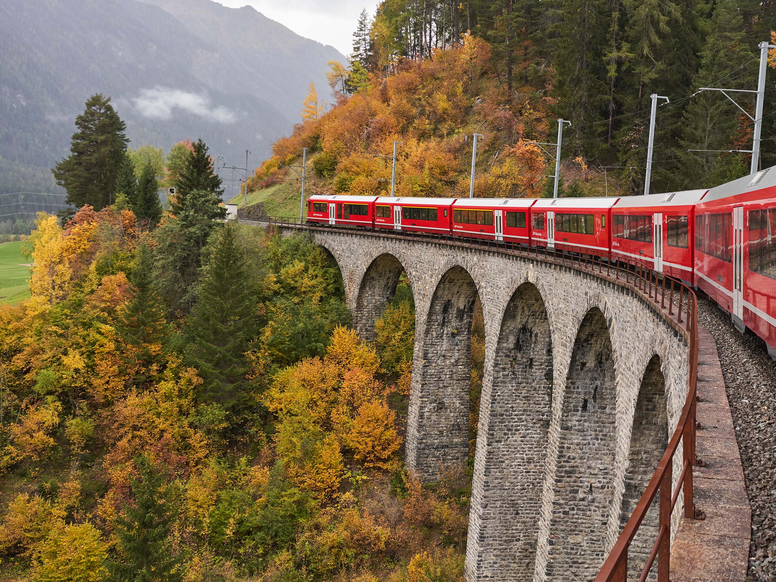 Public transportation is a great way to get around Switzerland