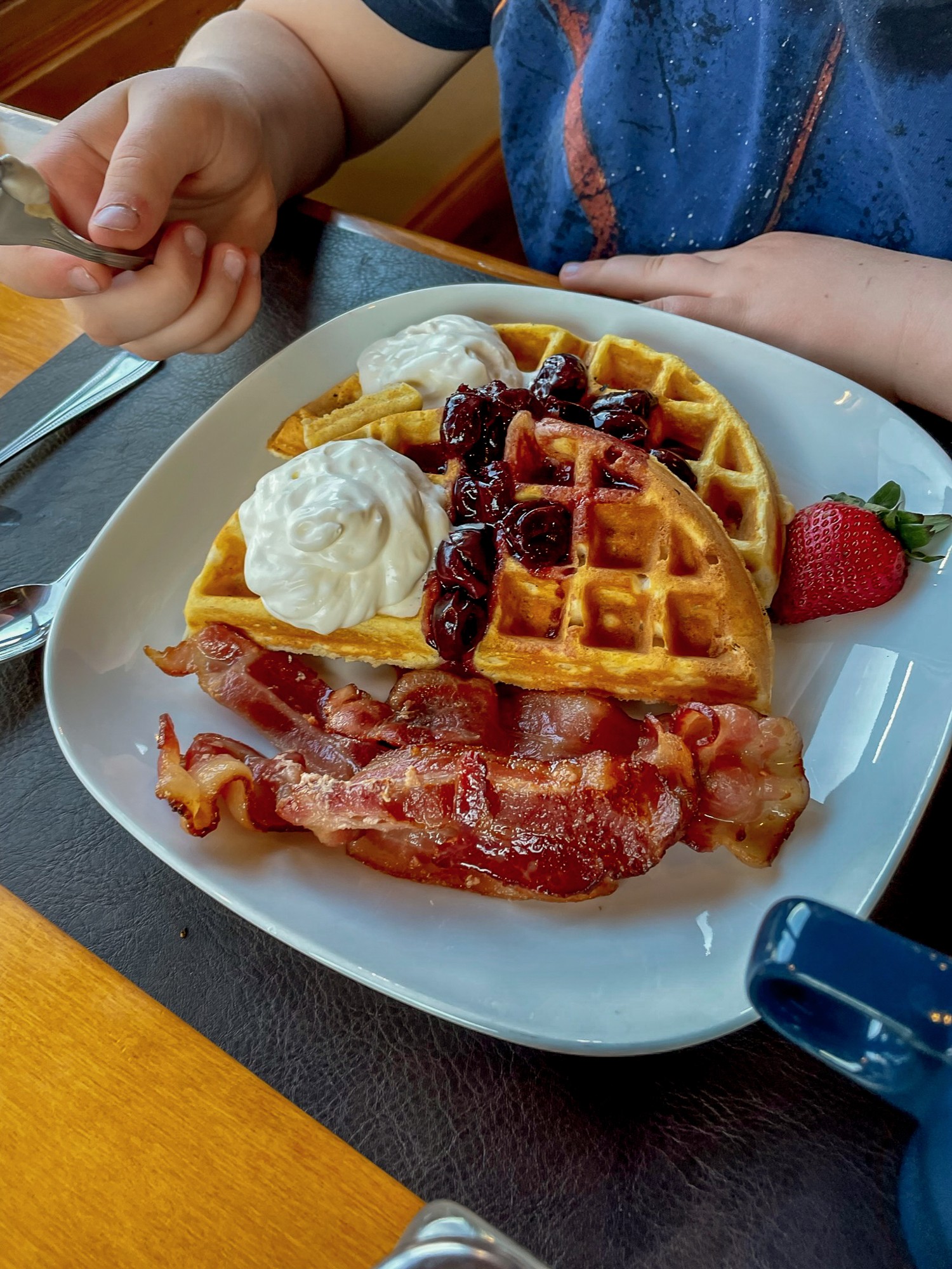 Hearty breakfast served at Mt Engadine Lodge