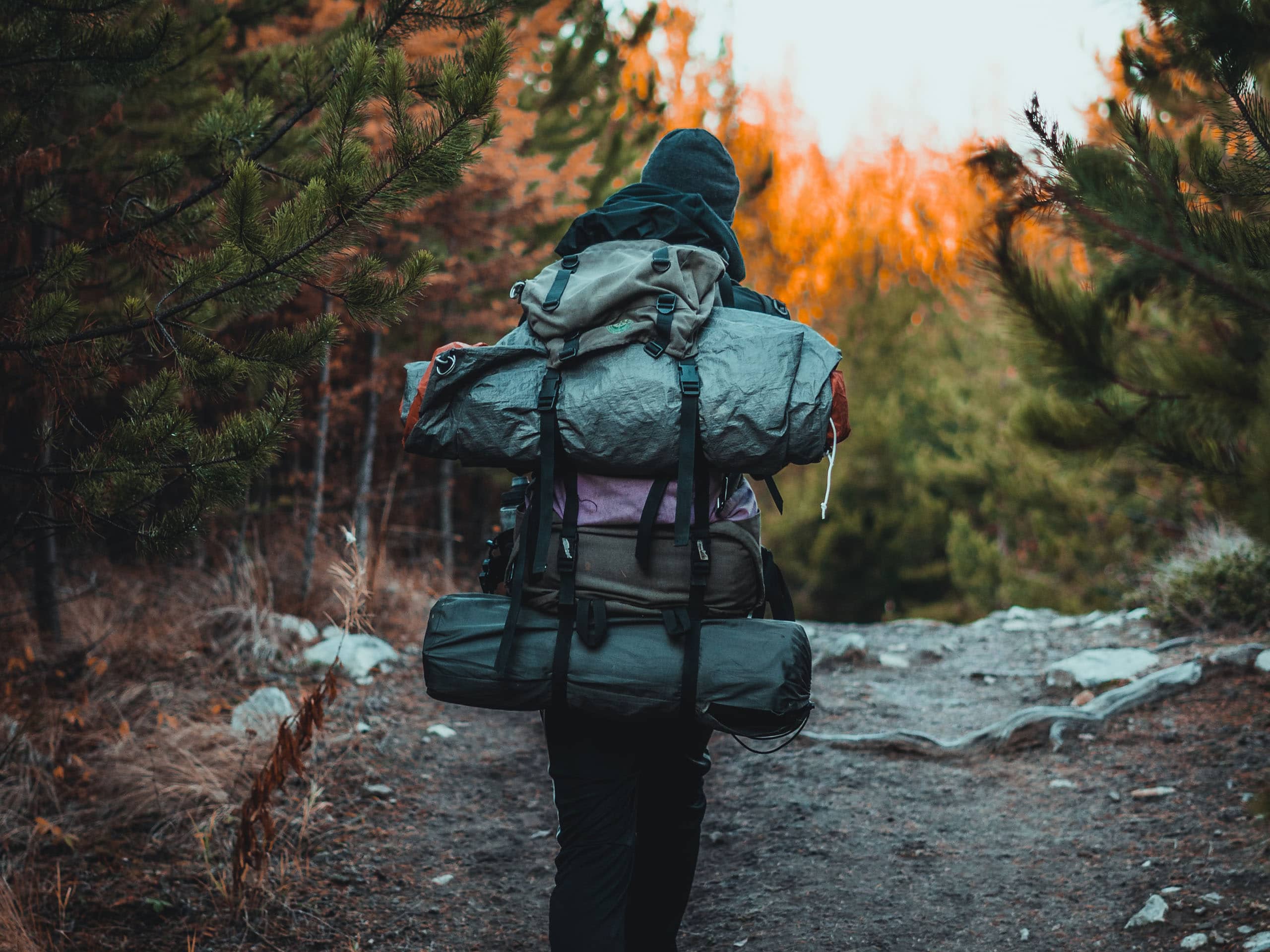 Consider what to pack for a backpacking adventure