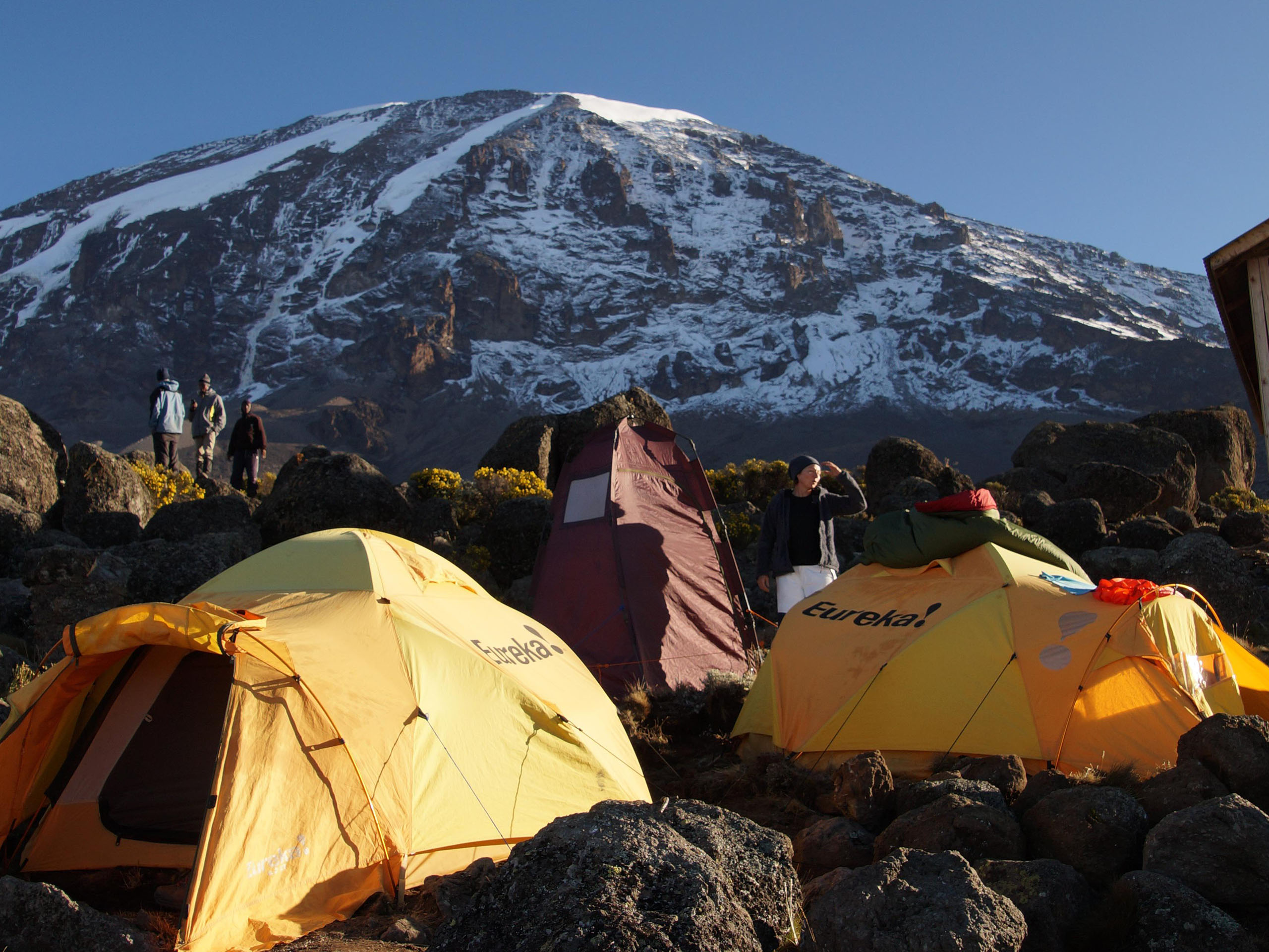To climb Kilimanjaro you need to be capable camping outdoors for days