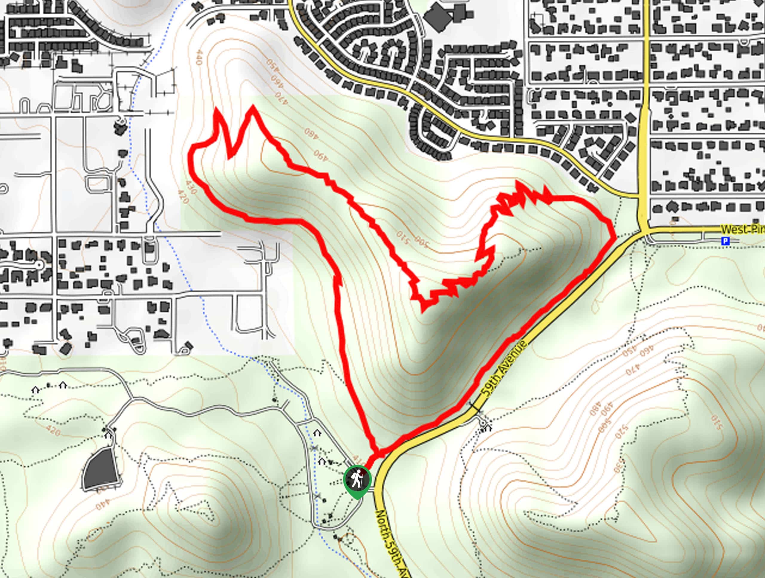 Cholla Loop Map