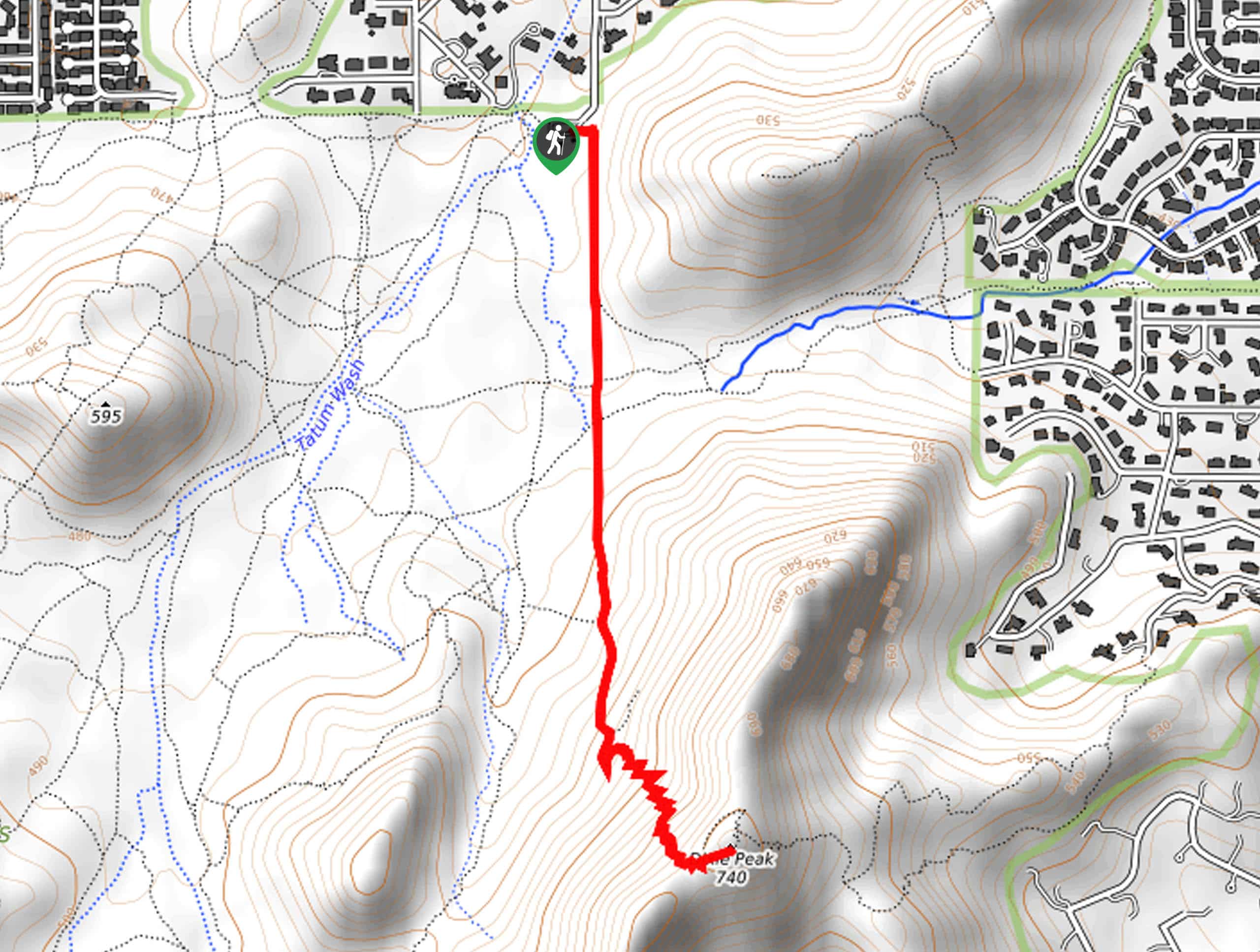 Dixie Peak Trail Map