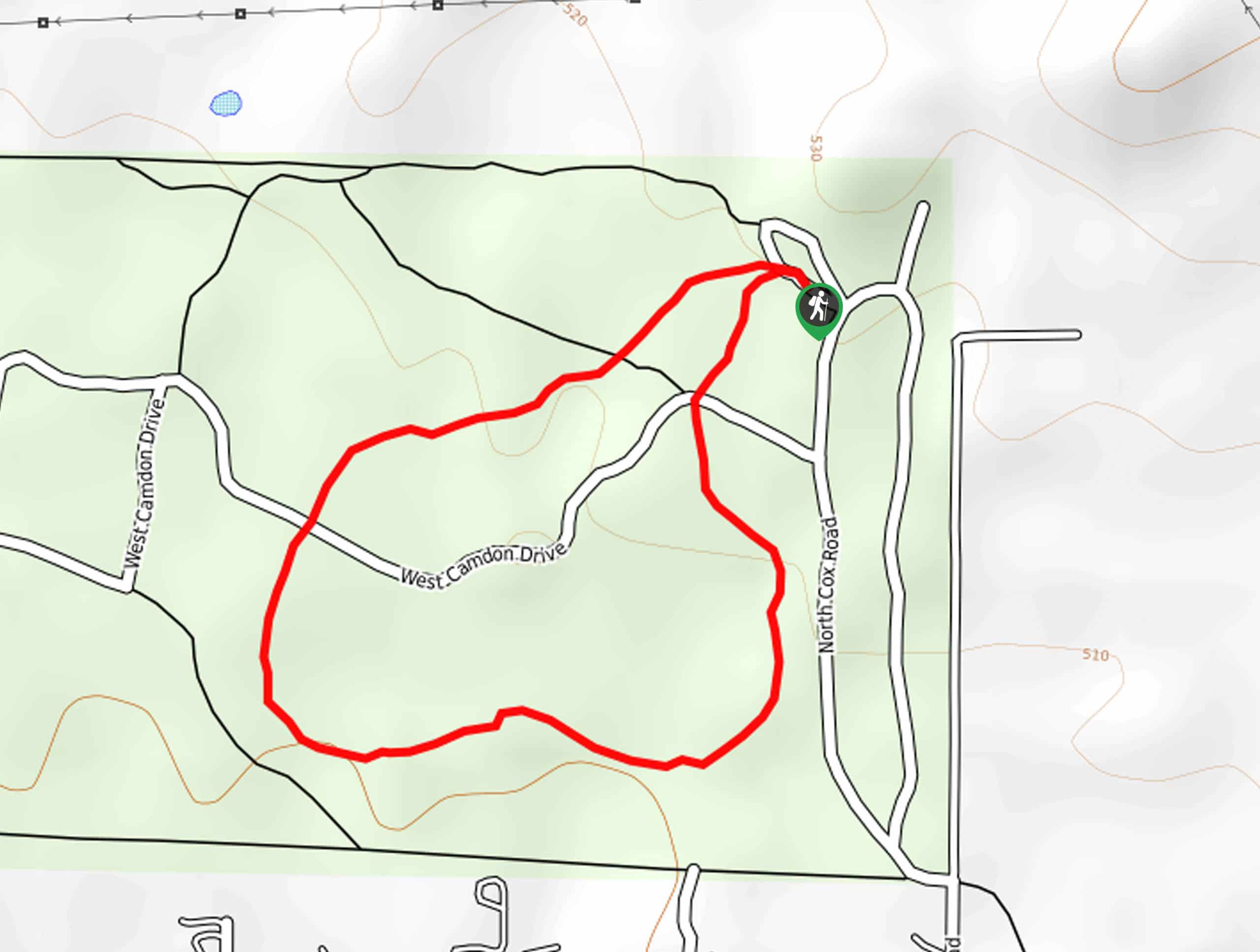 North Mountain Park East Loop Map
