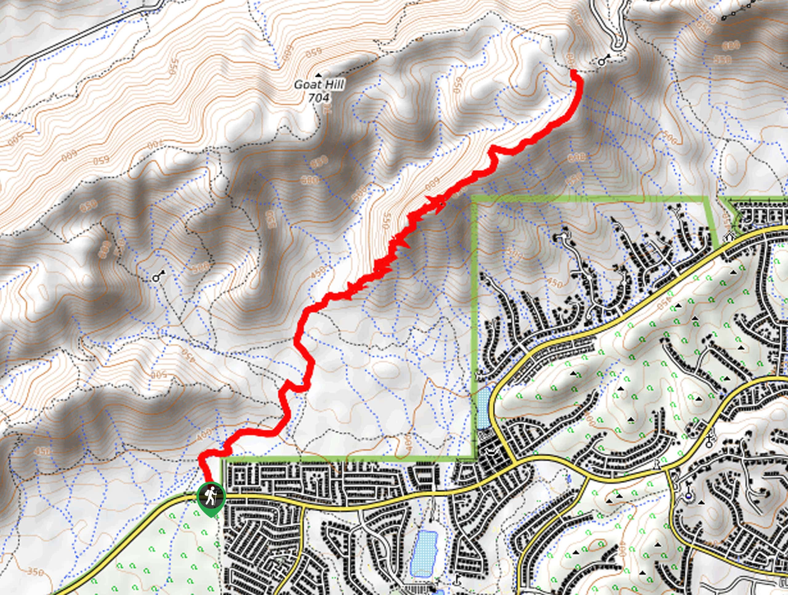 Pyramid Trail Map