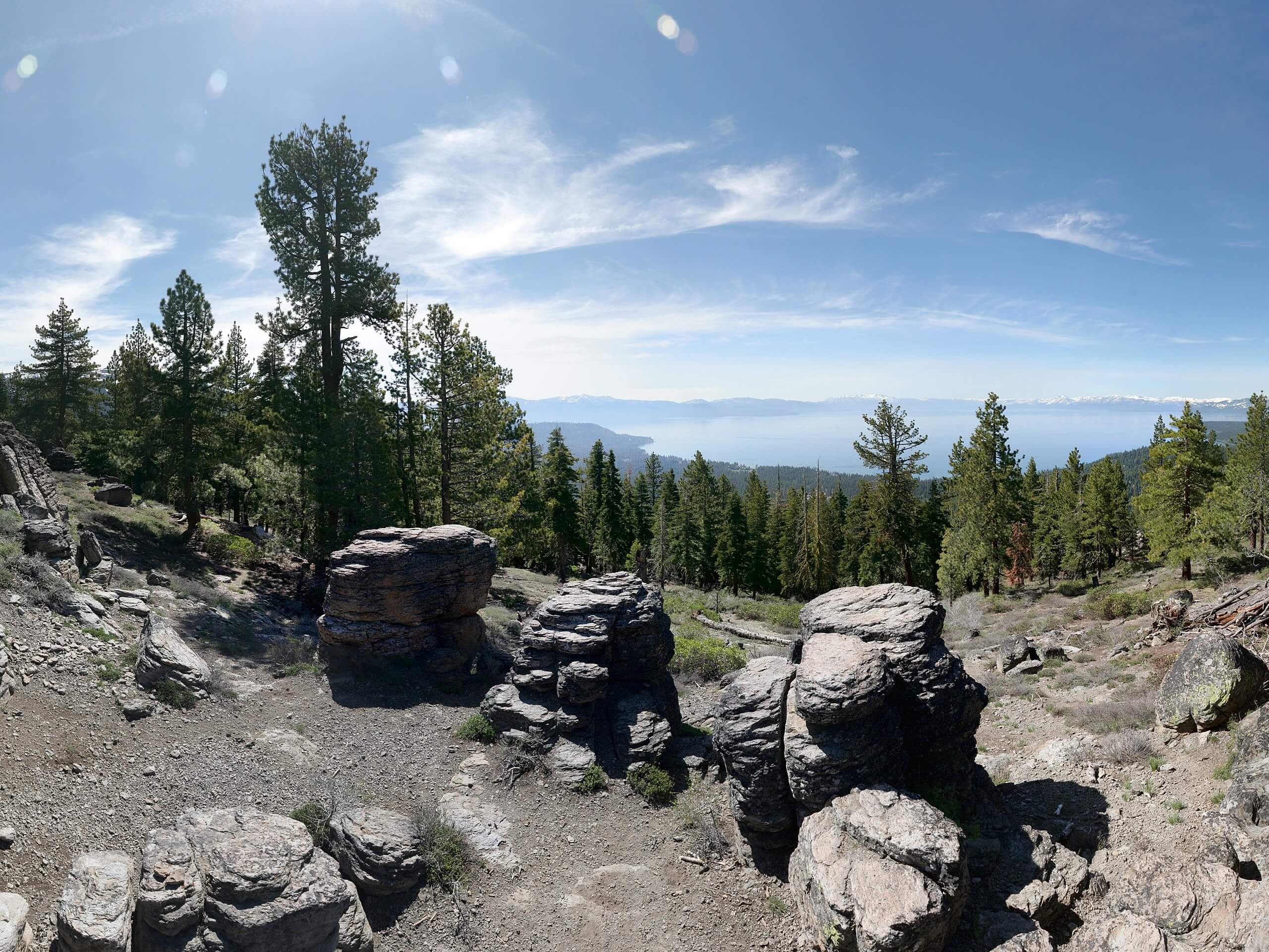 Tahoe Rim Trail to Picnic Rock Viewpoint