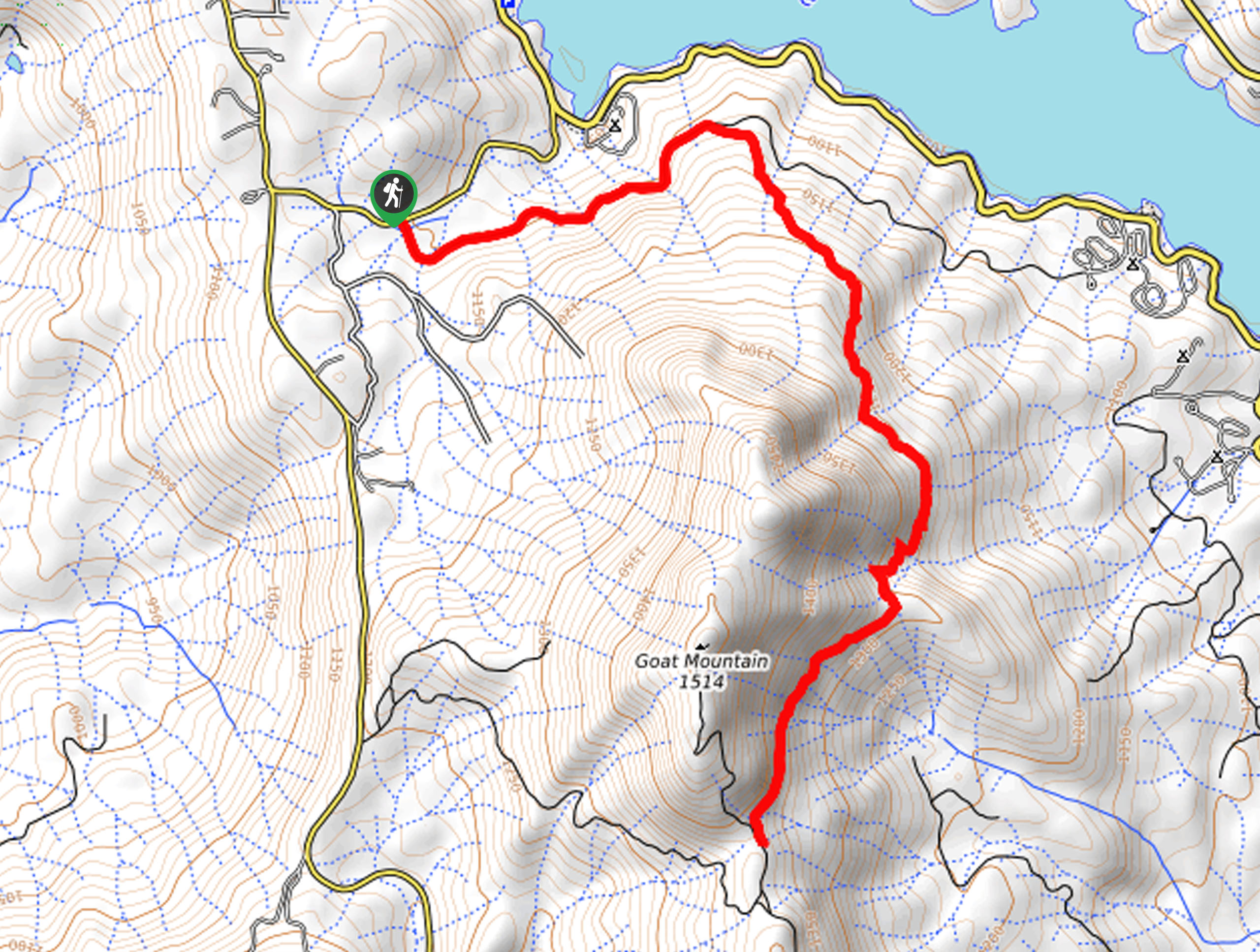 Goat Mountain Trail Map