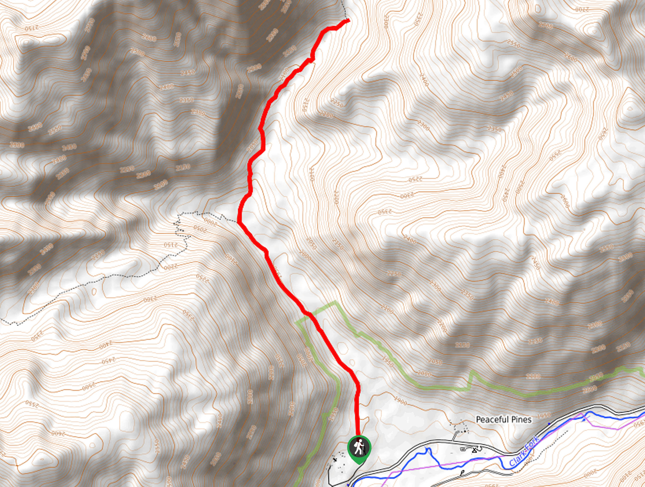 Arnot Creek Trail Map