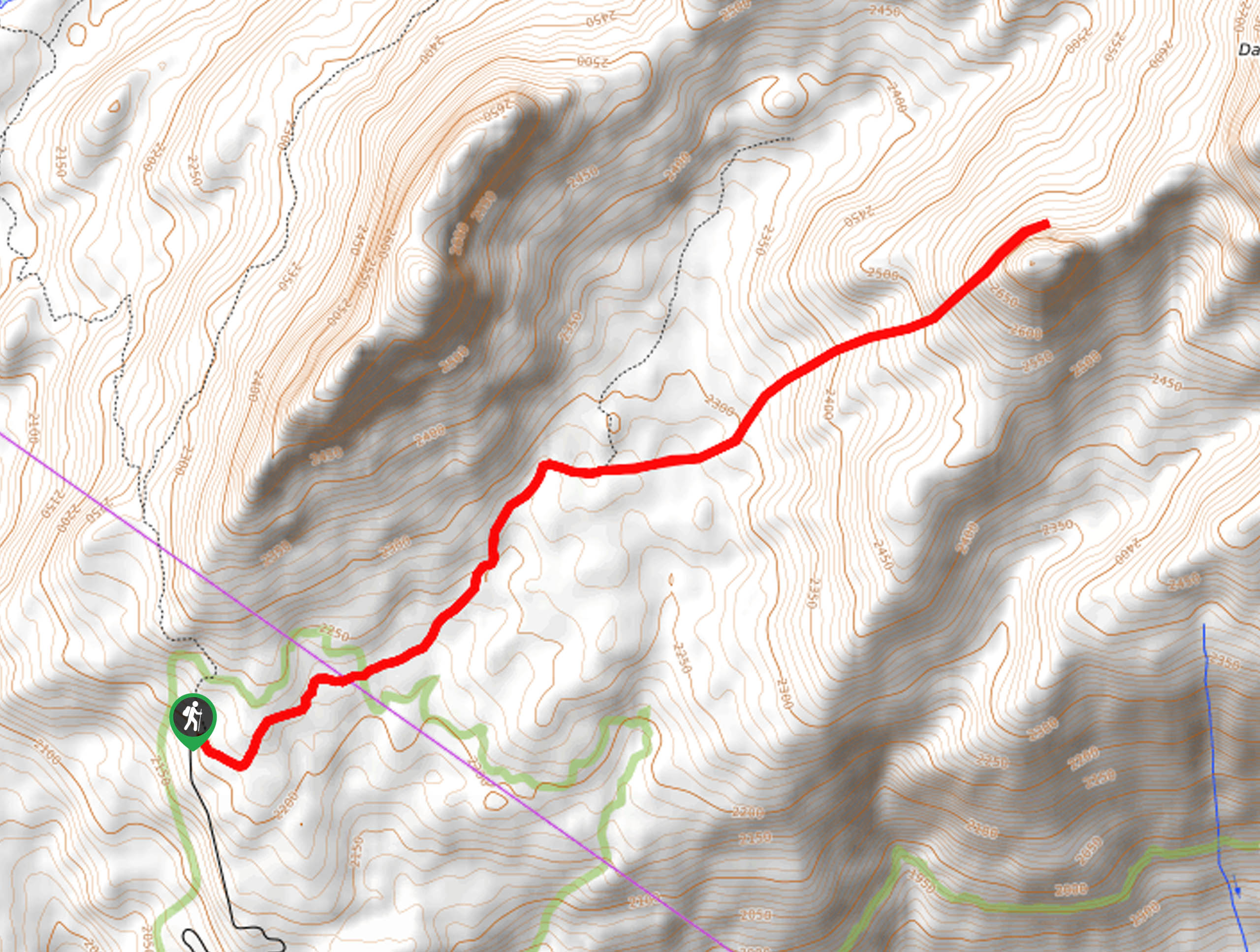 Dardanelles Pack Trail Map