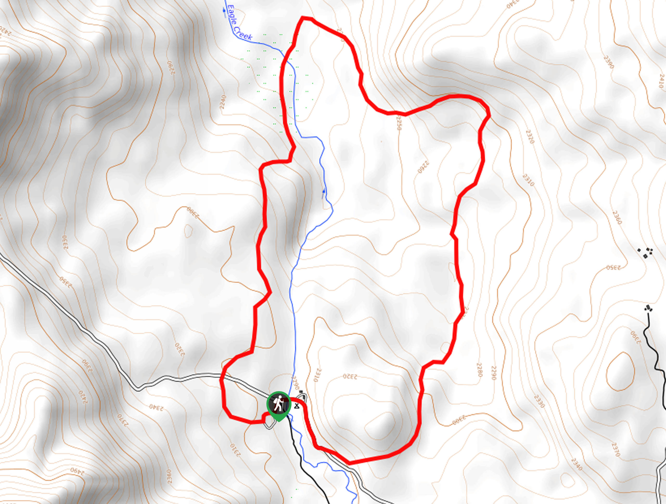 Eagle Meadow Hike Map