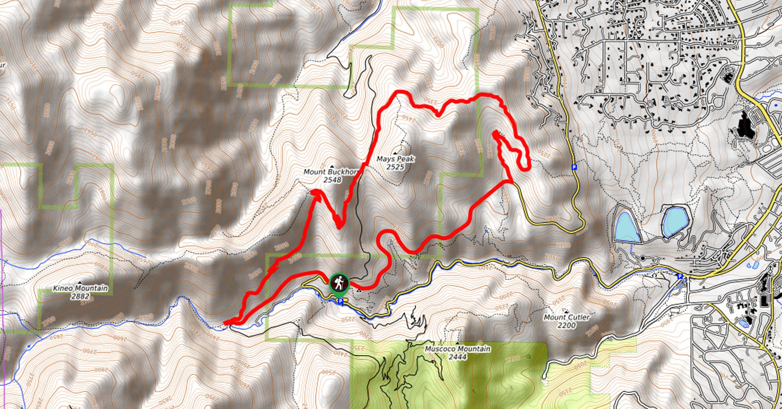 Bear Creek Trail Map