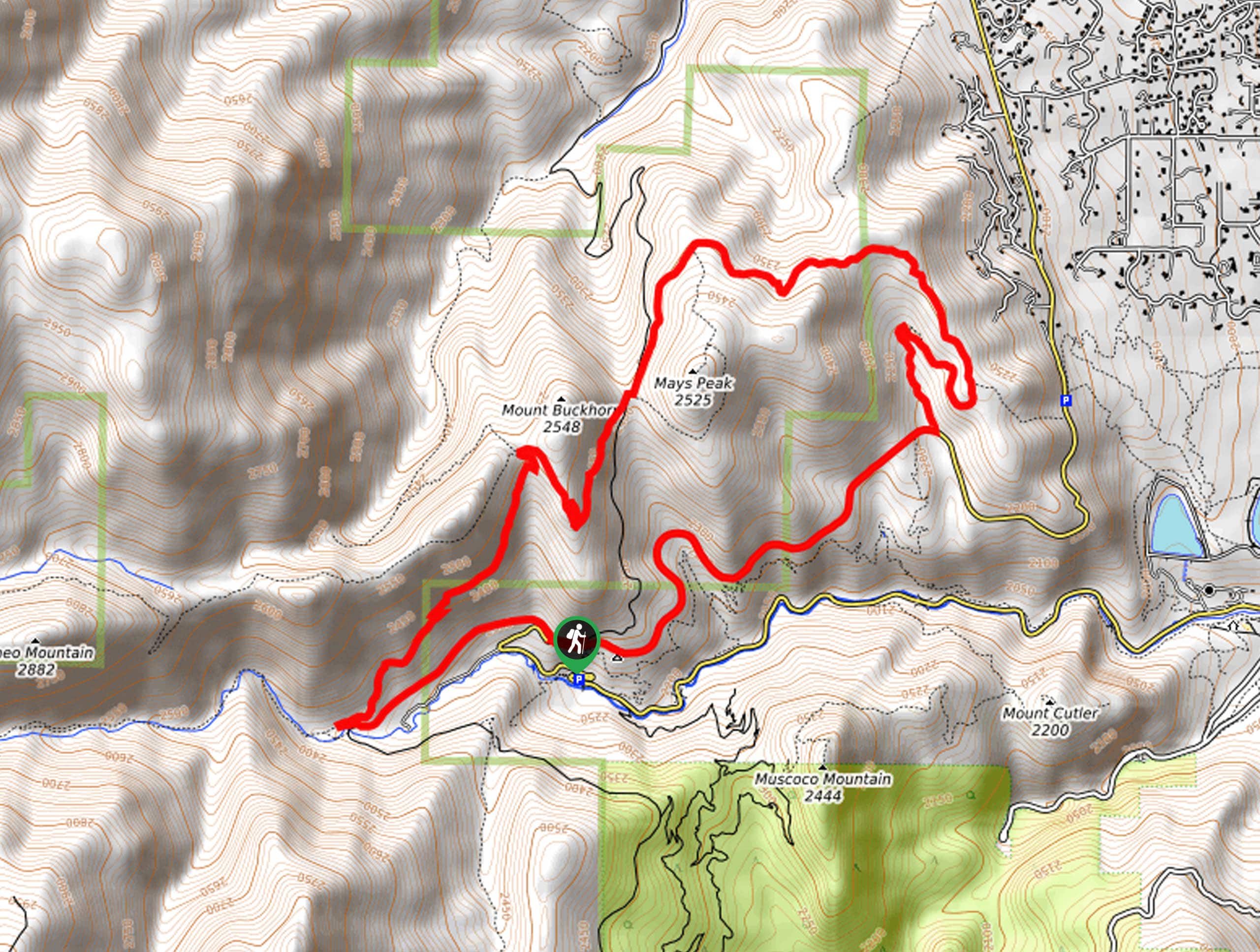Buckhorn Loop Trail Map