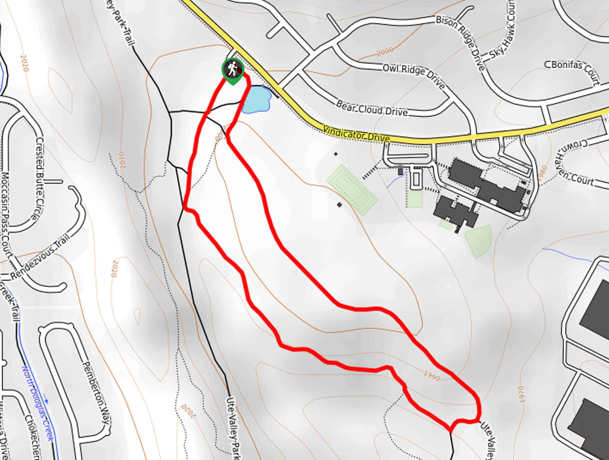 High Arches and Ute Valley Park Loop Map