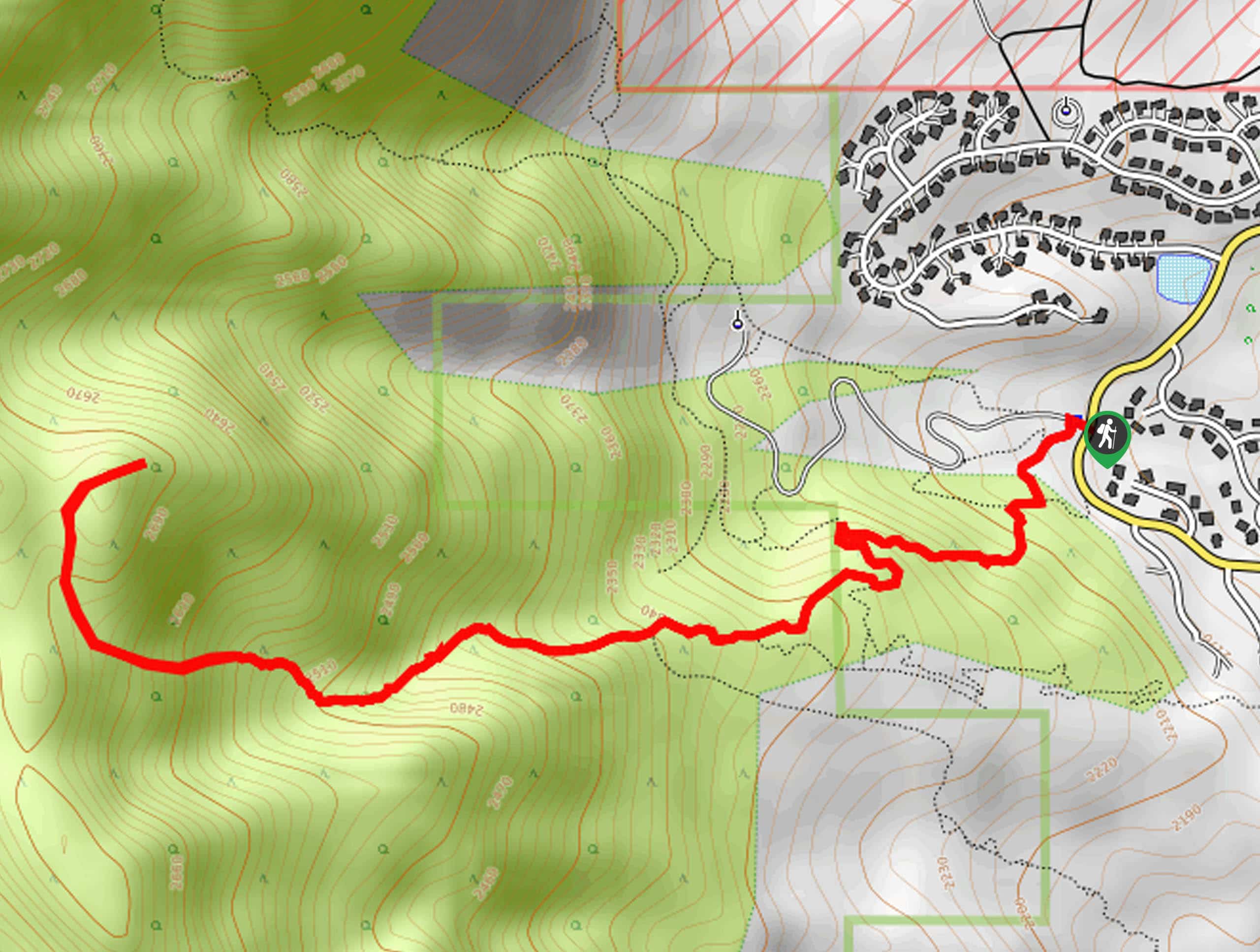 Red Squirrel to Douglas Fir Trail Map