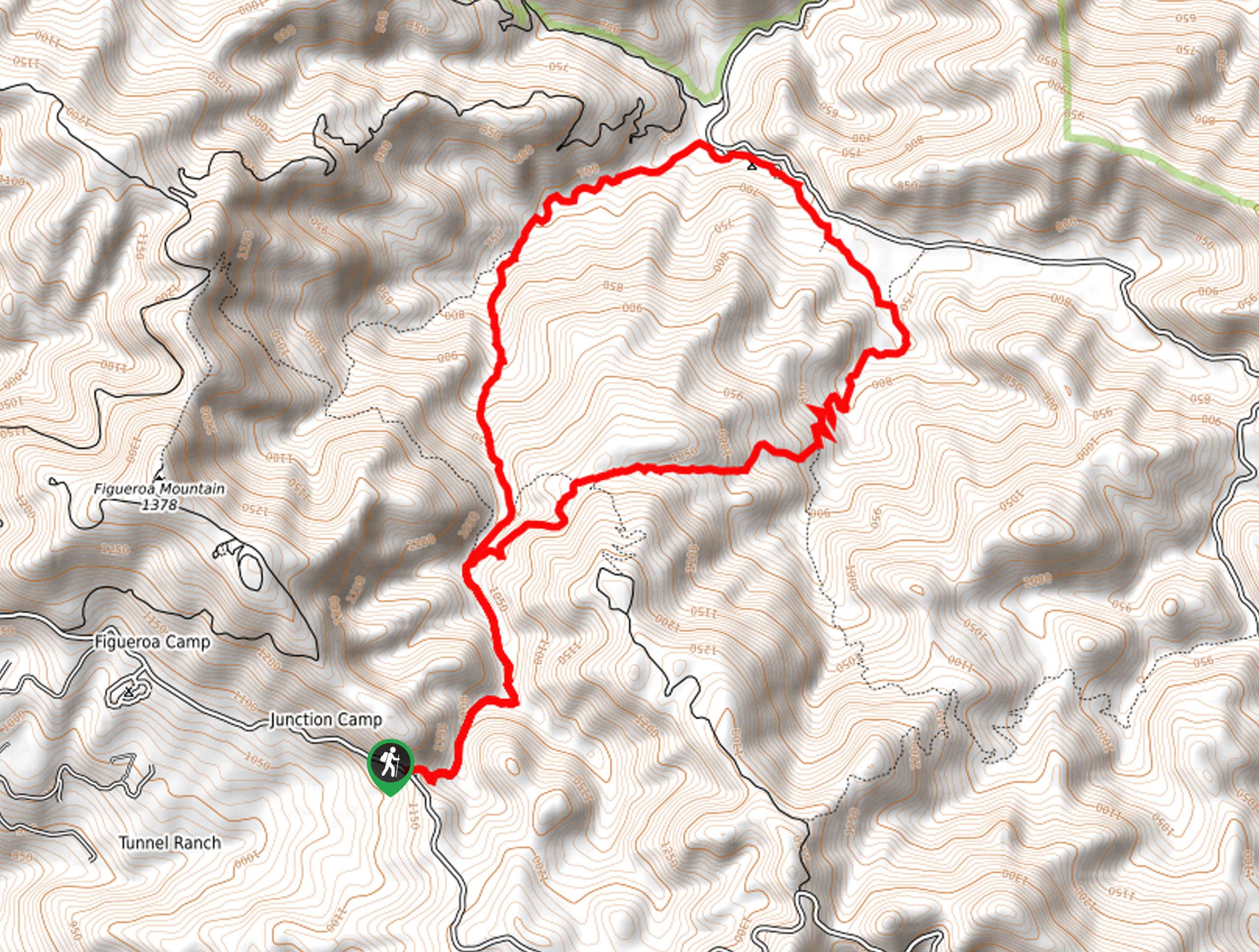 Davy Brown Loop Trail Map