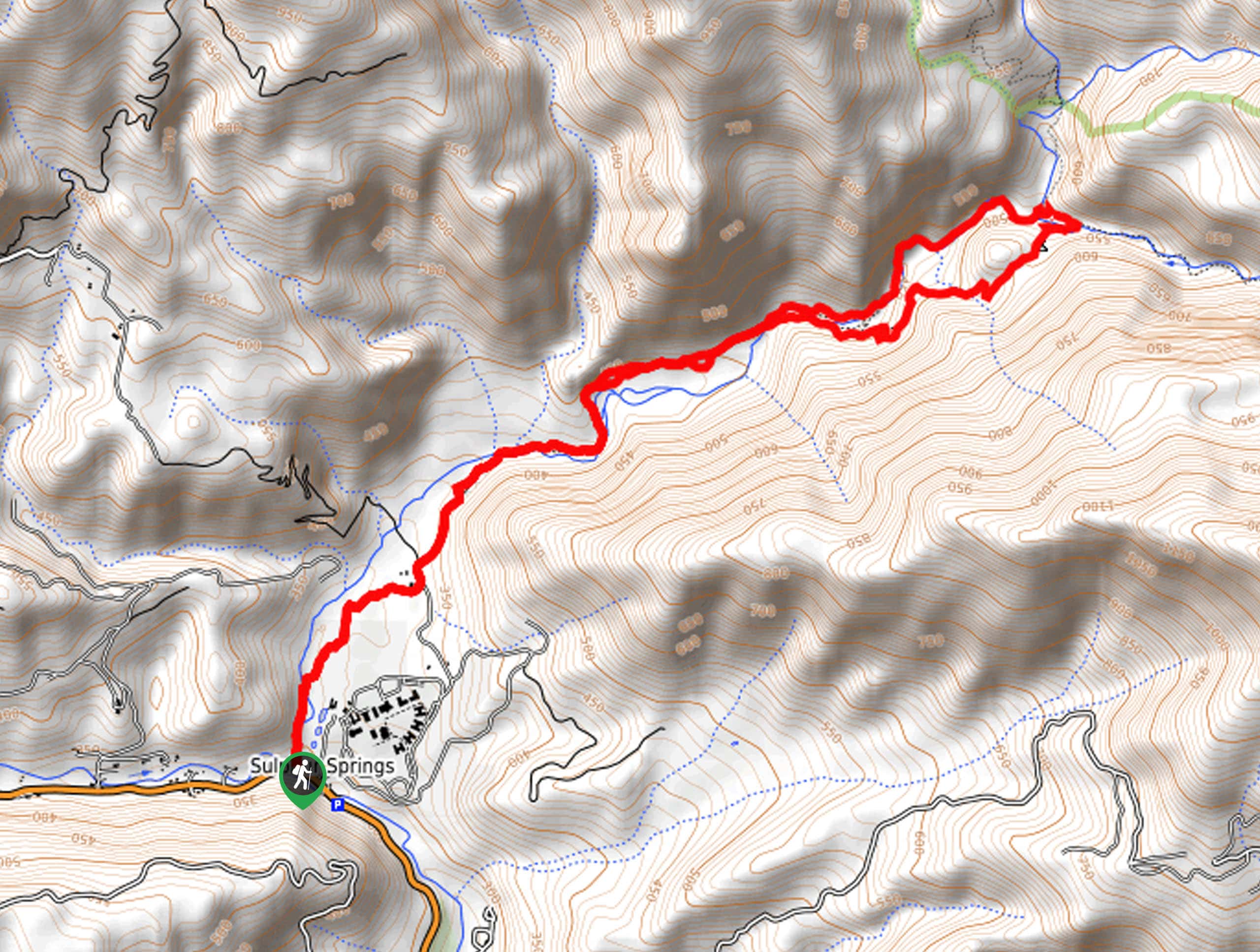 Punch Bowls Trail Map
