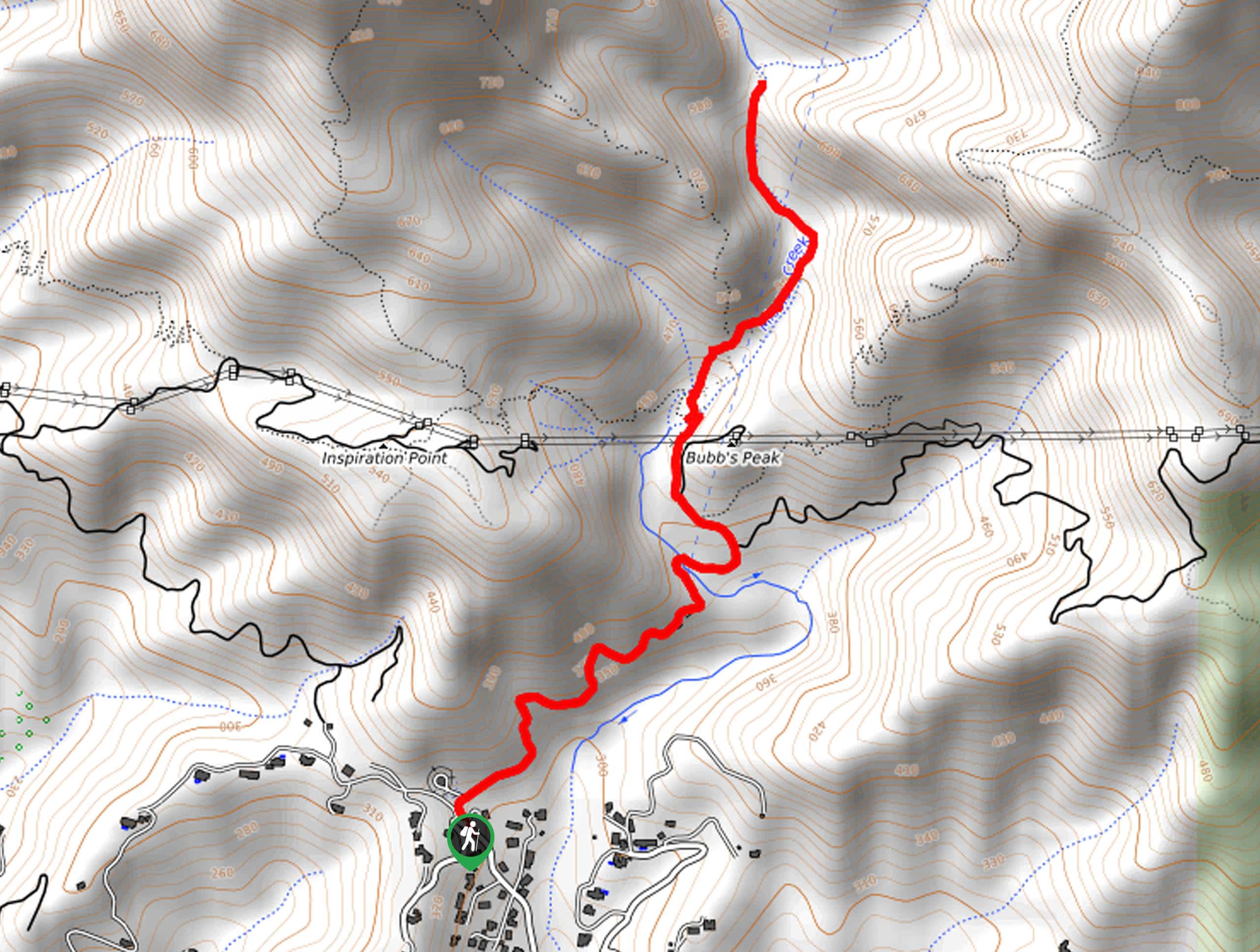 Seven Falls Trail Map