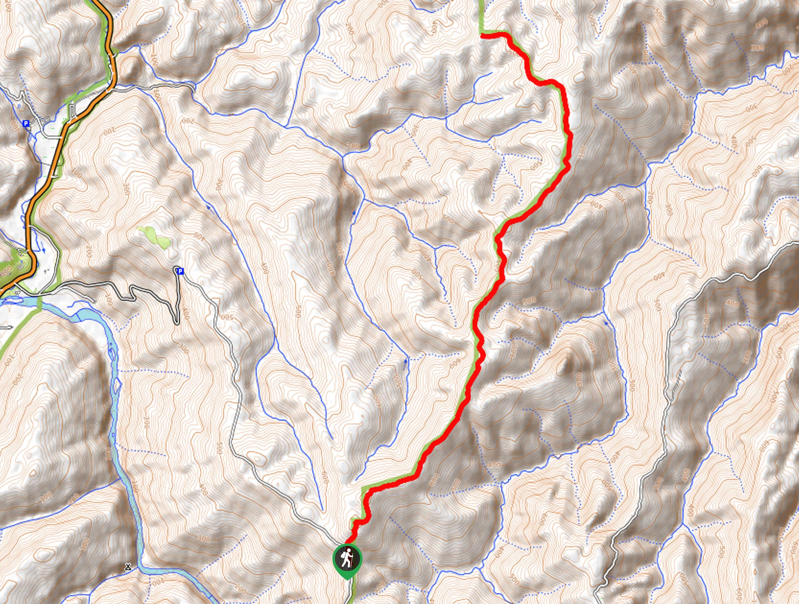 Holter Ridge via Lost Man Trail Map