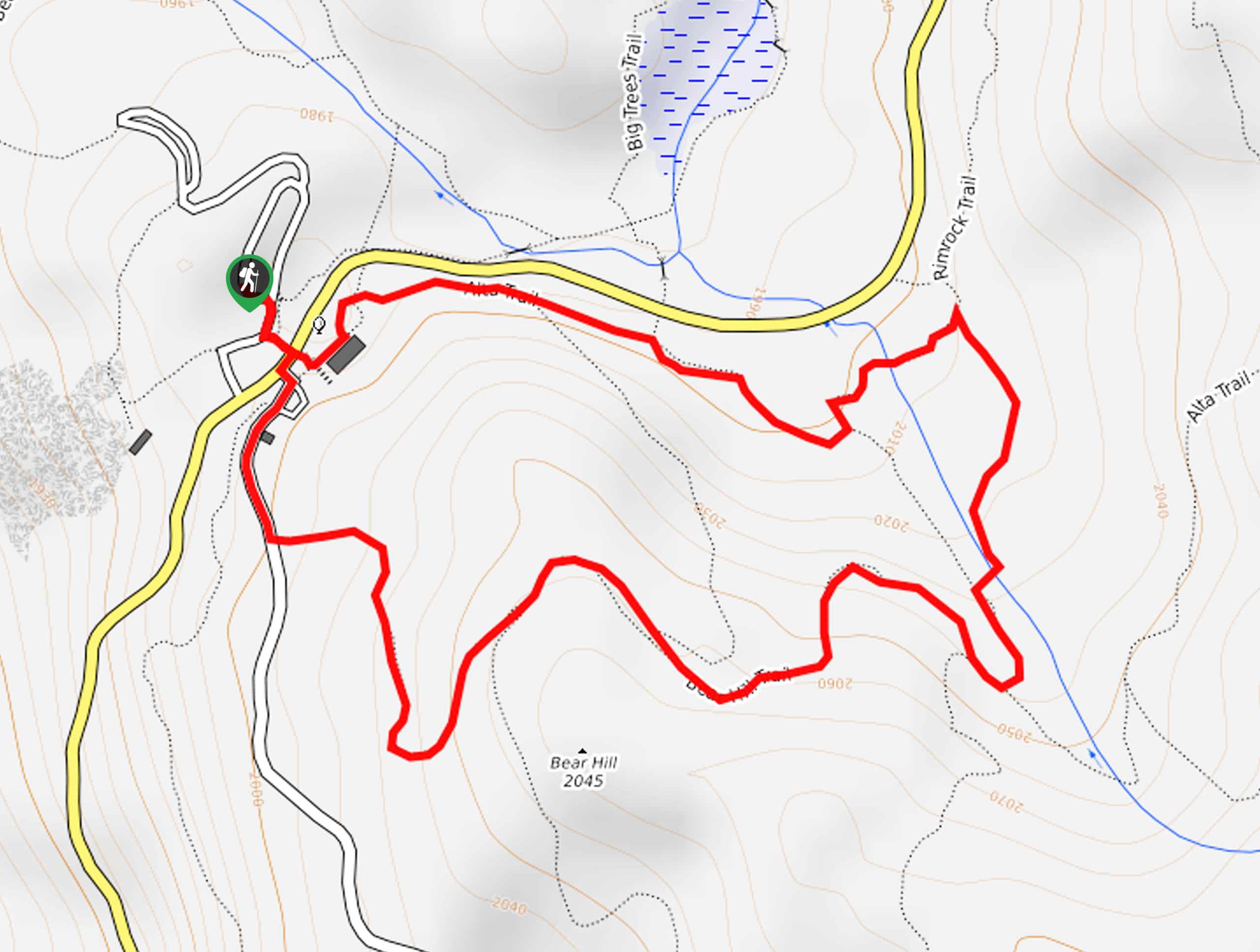 Bear Hill Trail Map