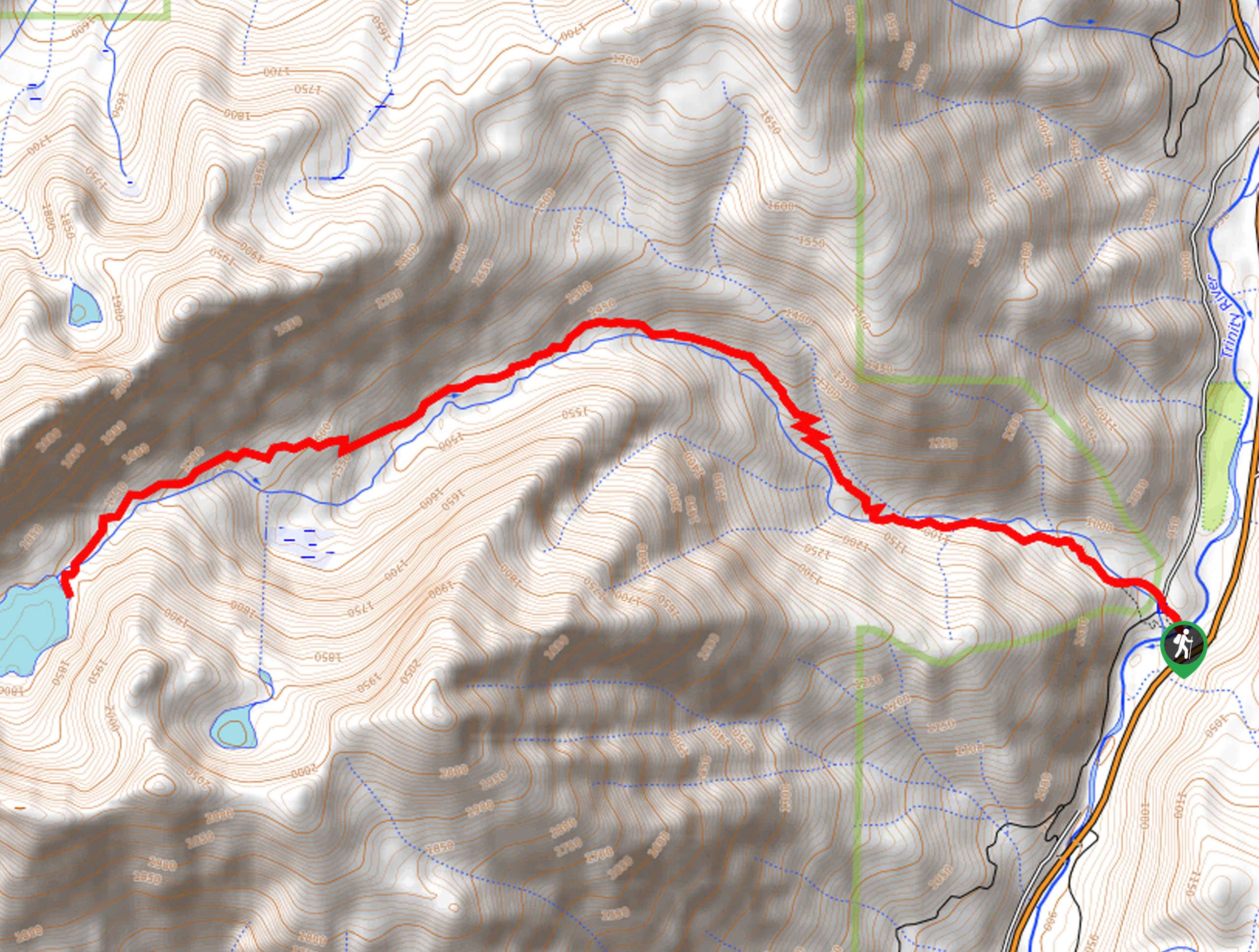 Big Bear Lake Trail Map