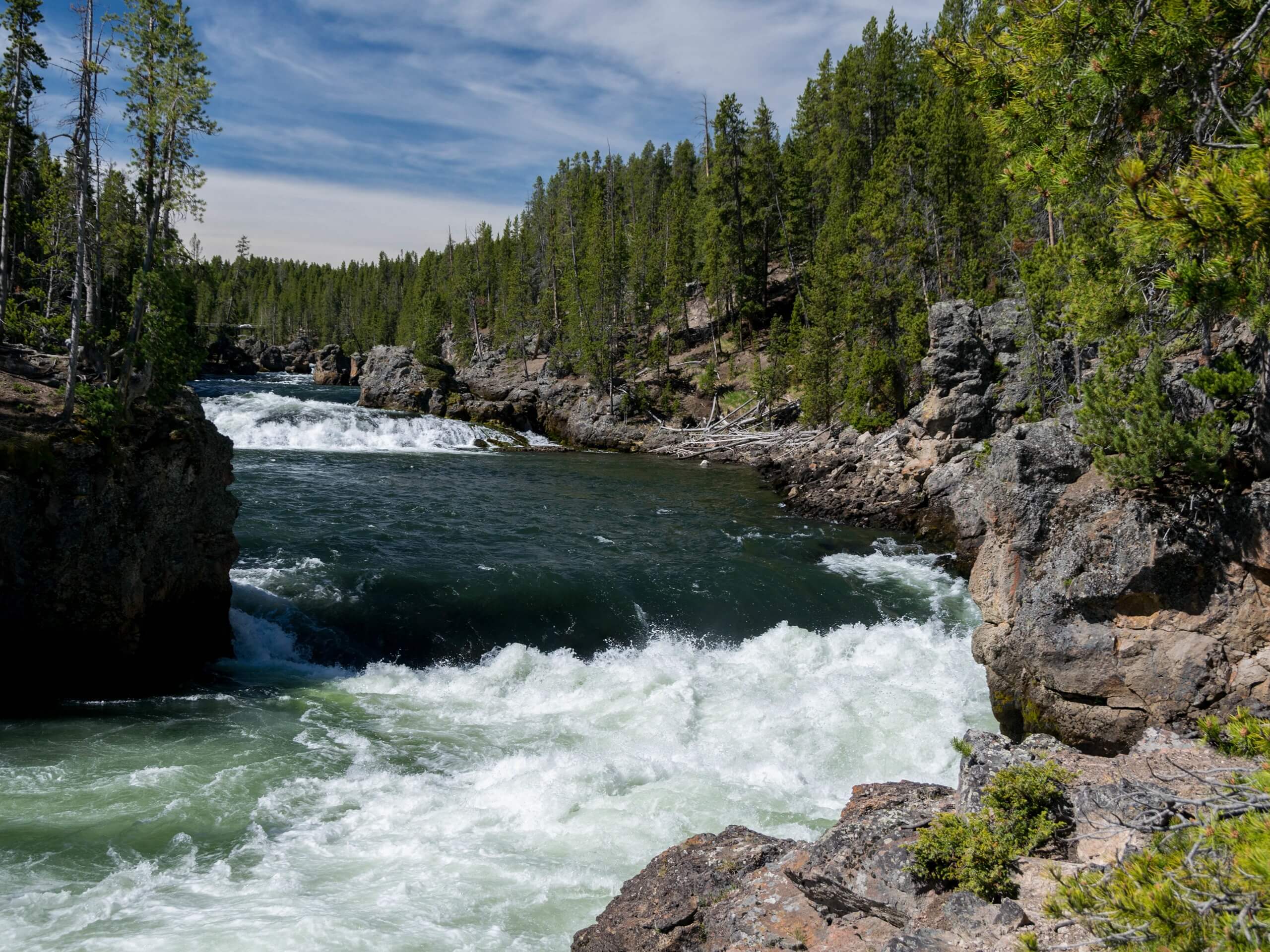 Brink of the Upper Yellowstone Falls