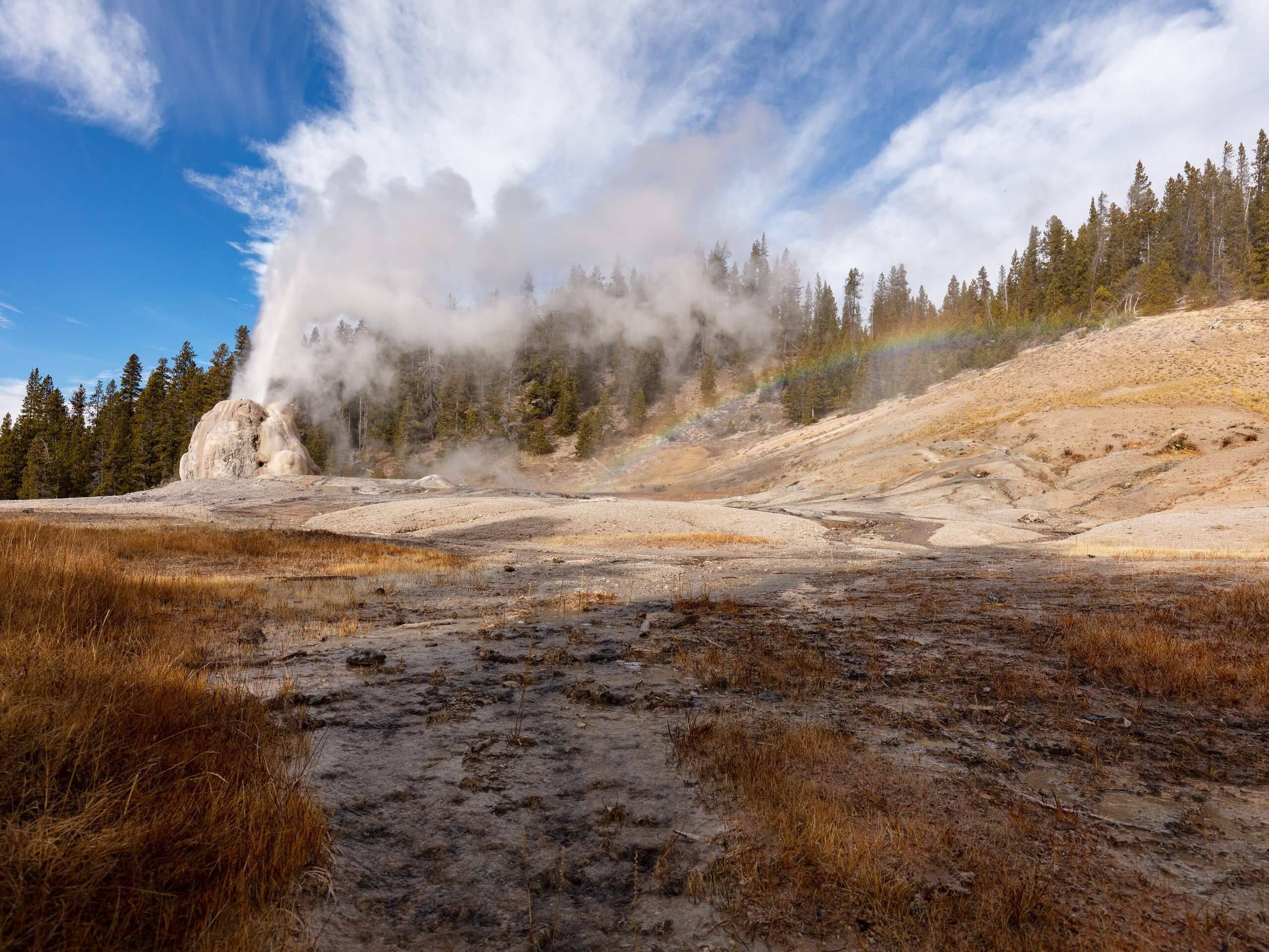 The Lone Star Geyser Trail : Yellowstone National Park