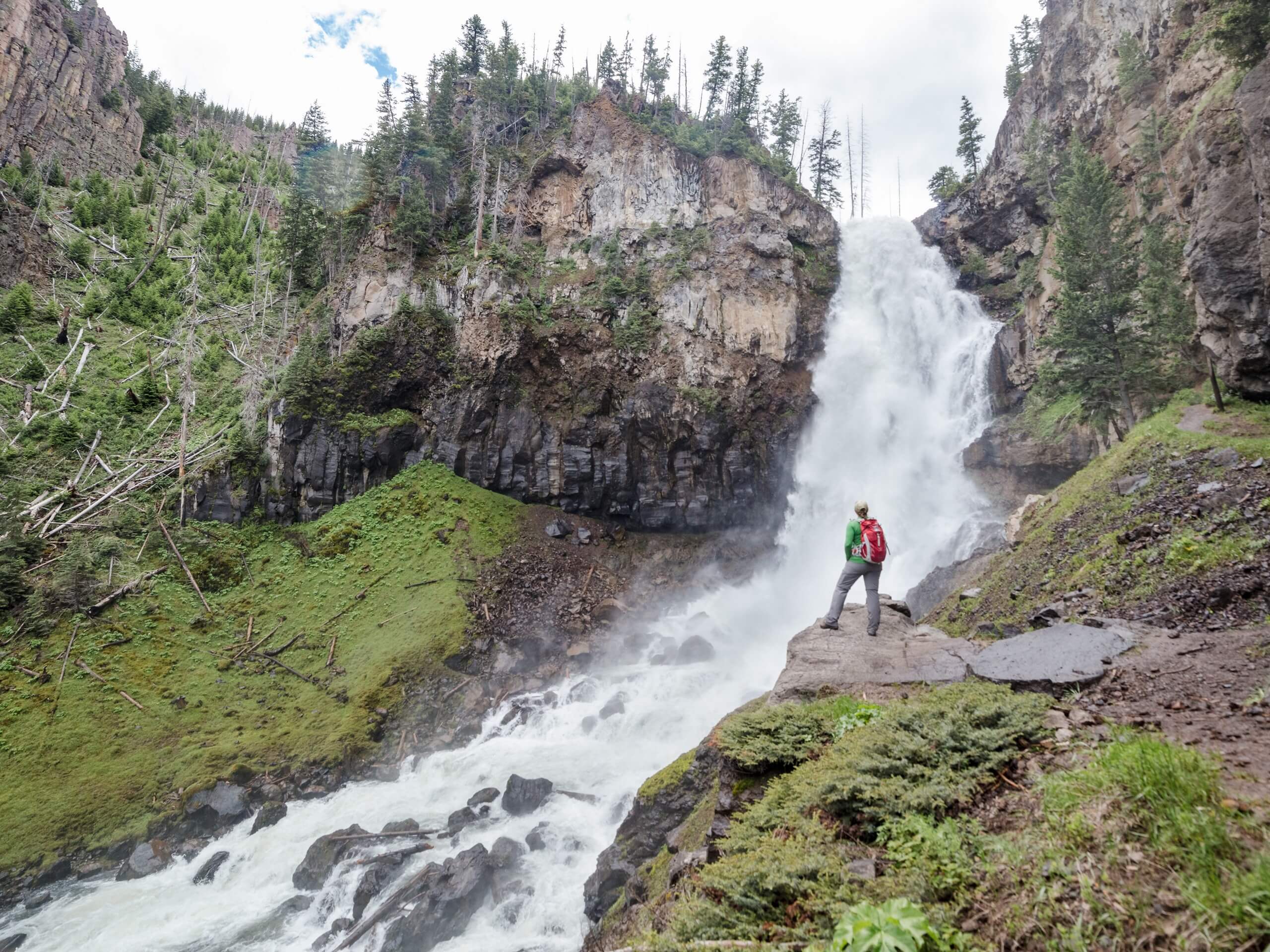 Osprey Falls Via Old Bunsen Peak Road