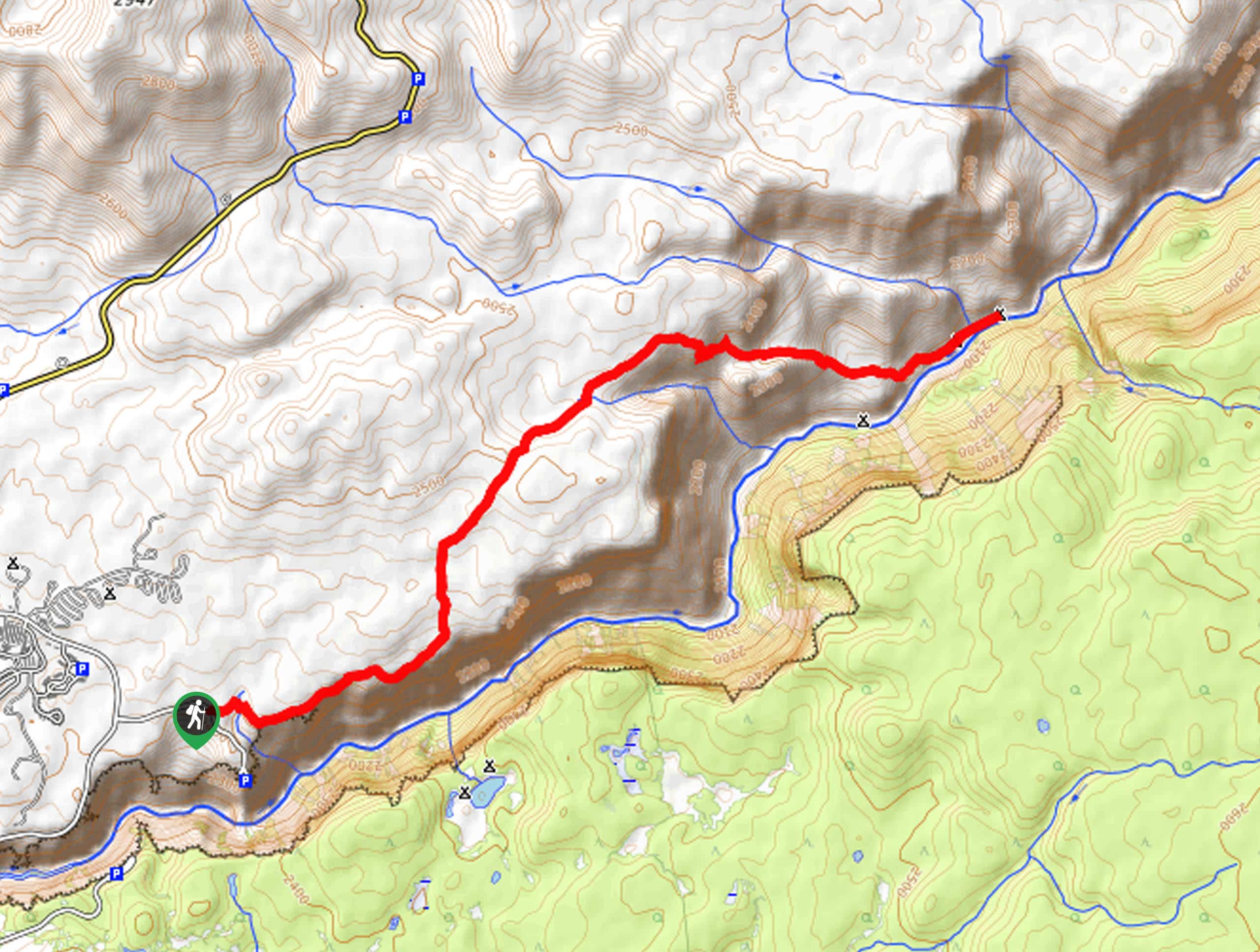 Seven Mile Hole Trail Map