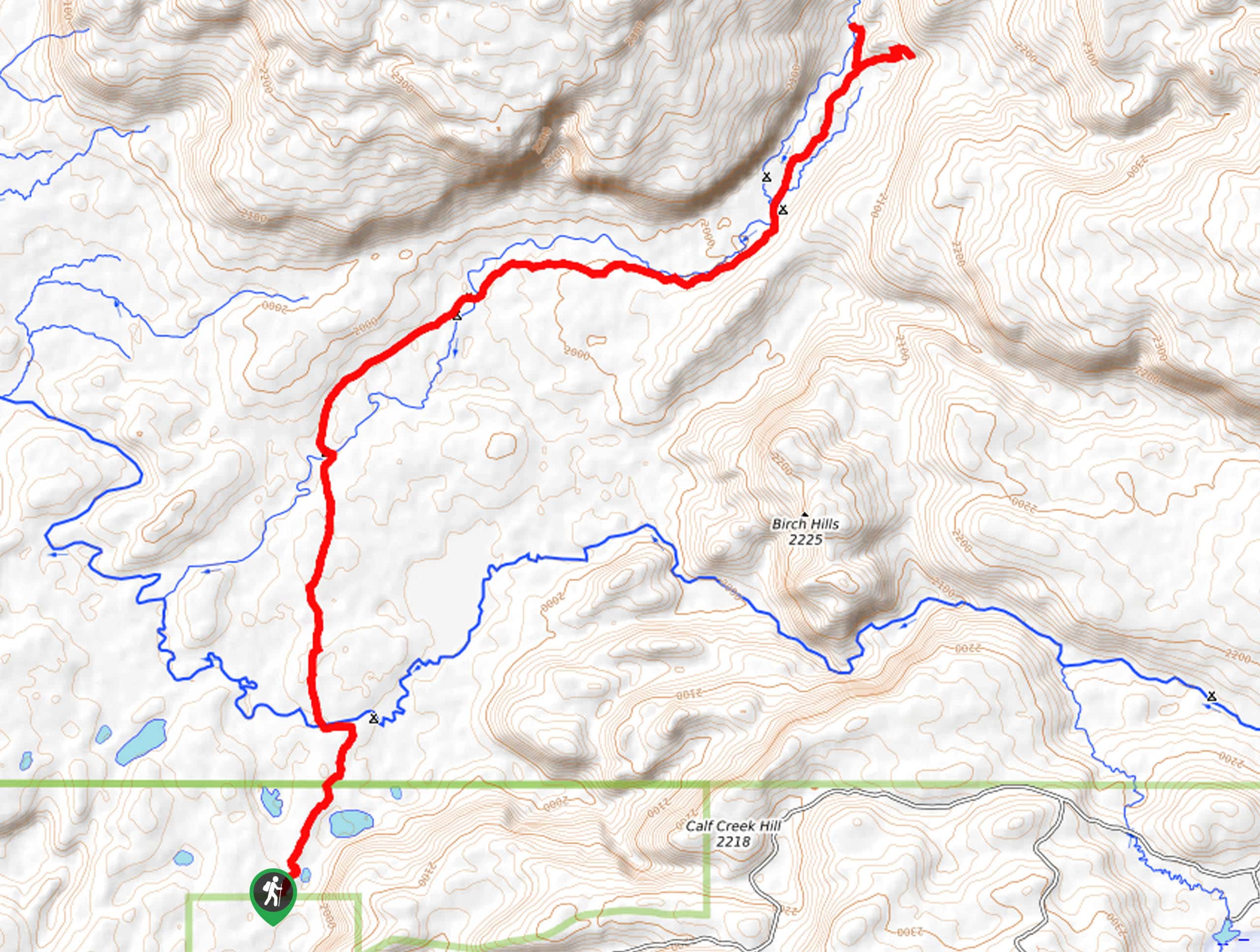 Union Falls Trail Map