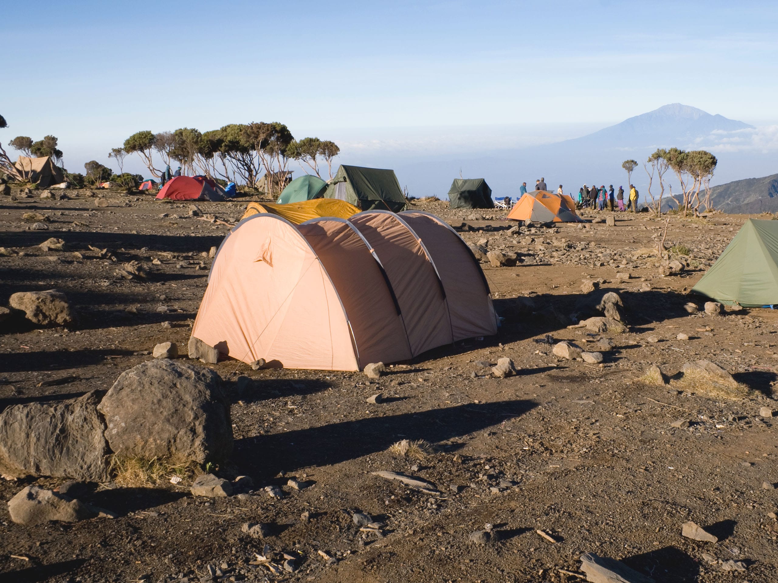 Climbing Kilimanjaro - Shira Plateau Camp