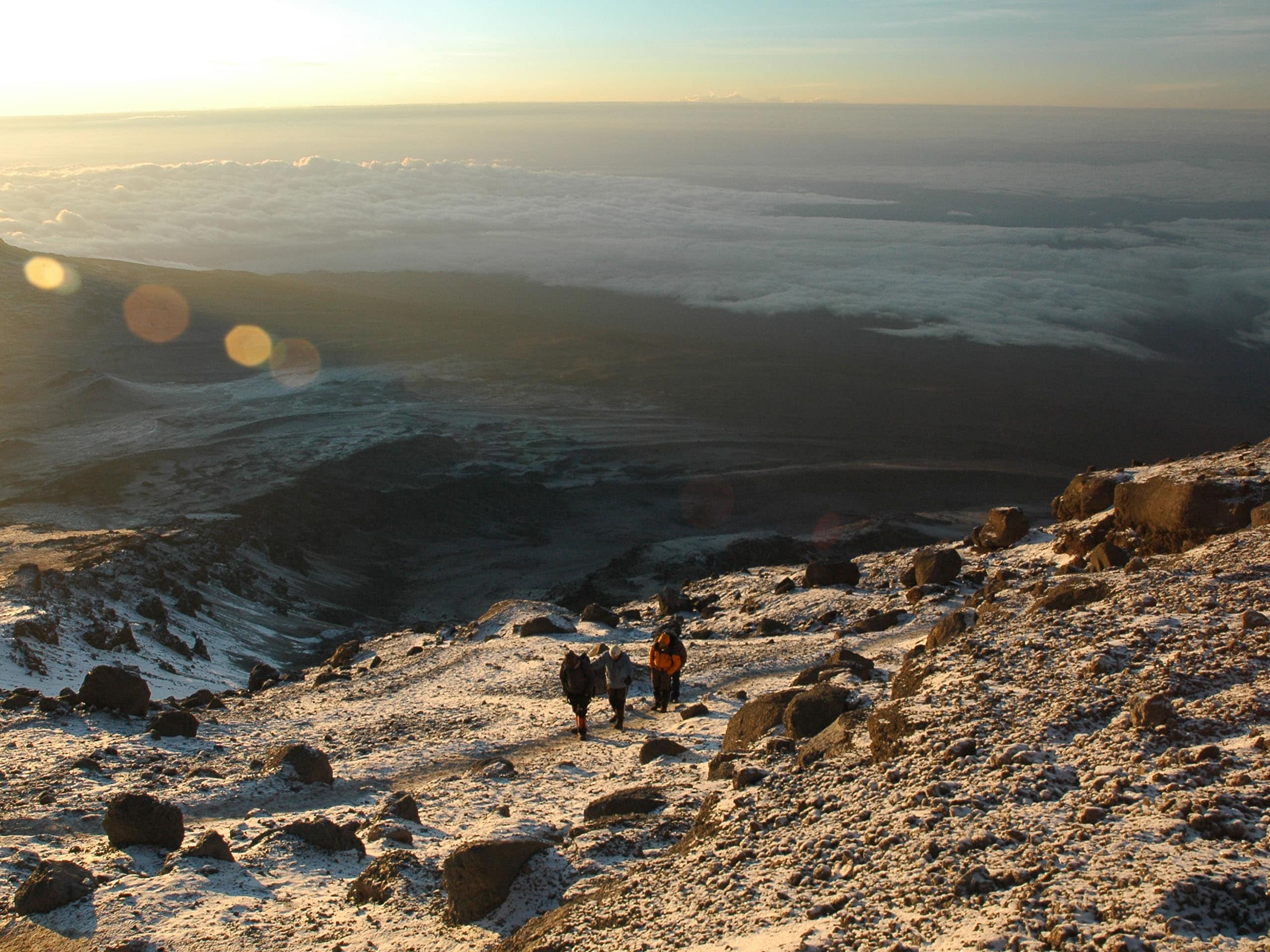 Climbing Kilimanjaro - Final Ascent to the Summit