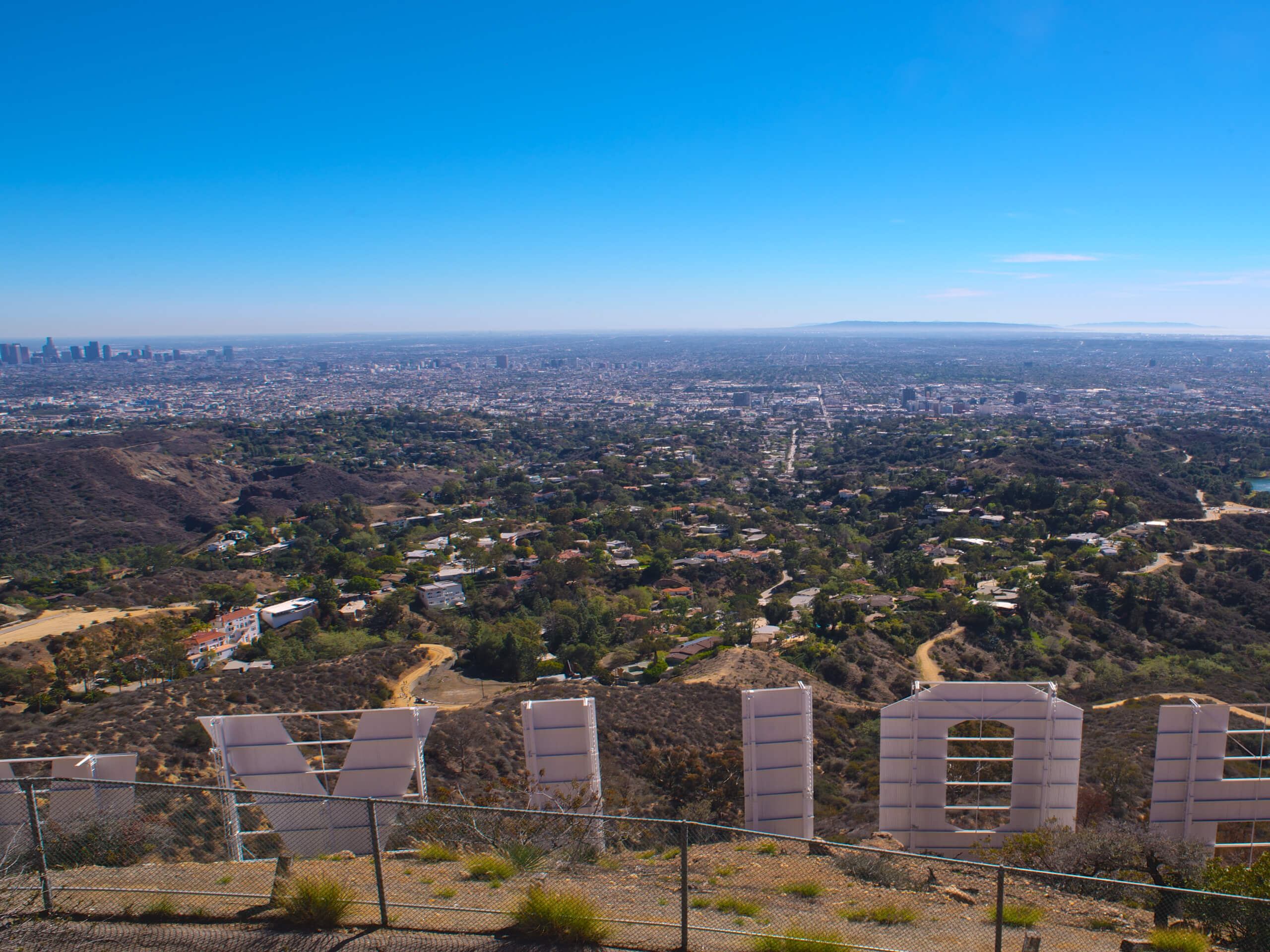 Hollywood Sign via Canyon Drive