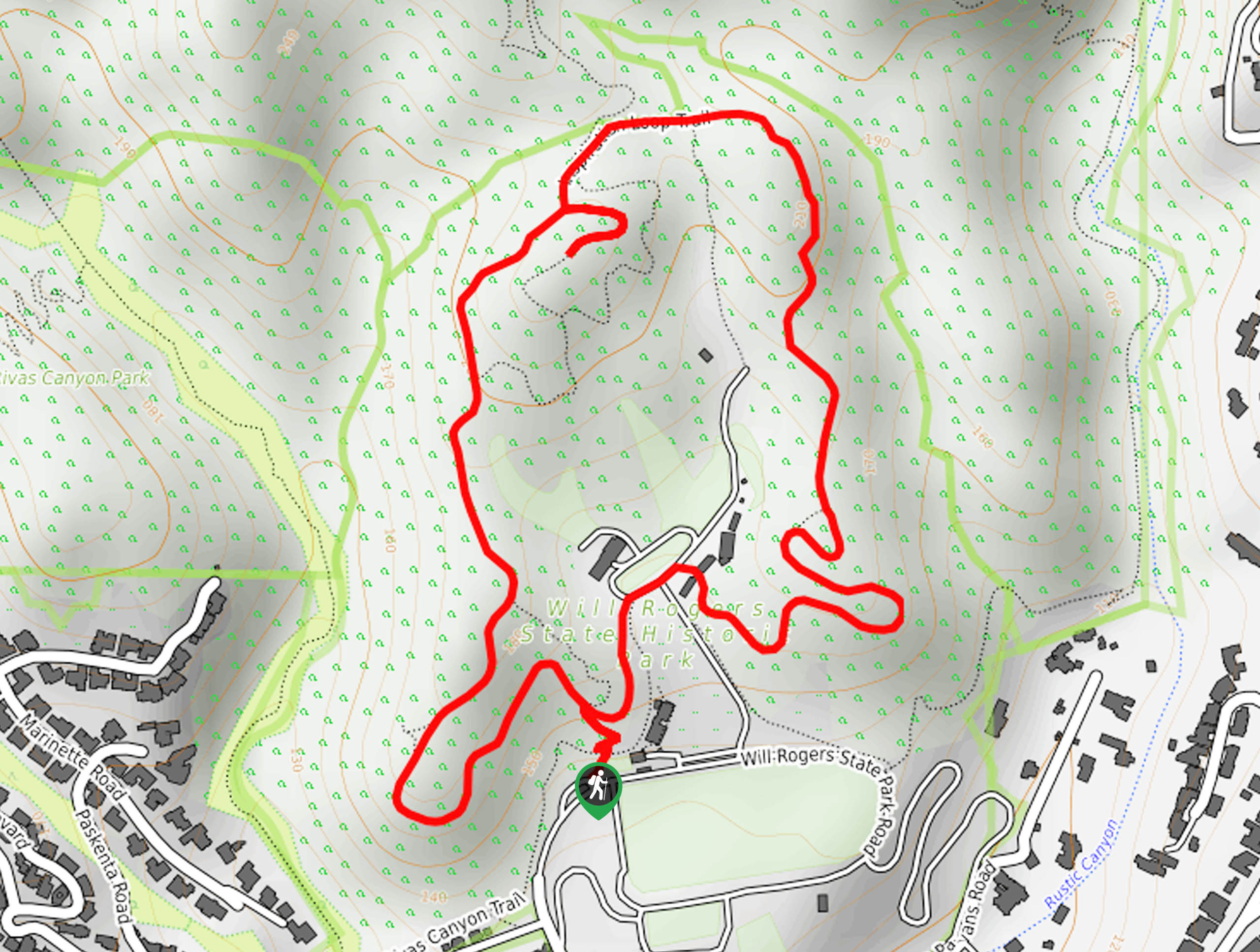 Inspiration Point Trail Map