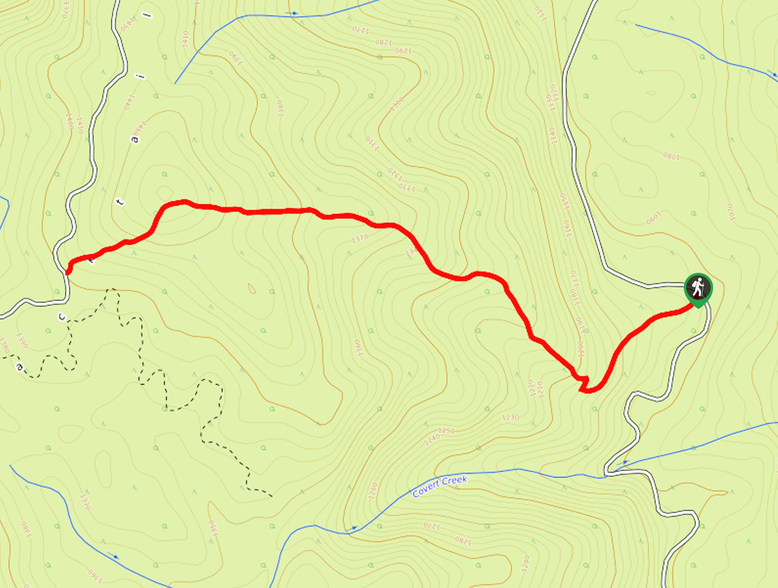 Blacktail Connection Trail Map
