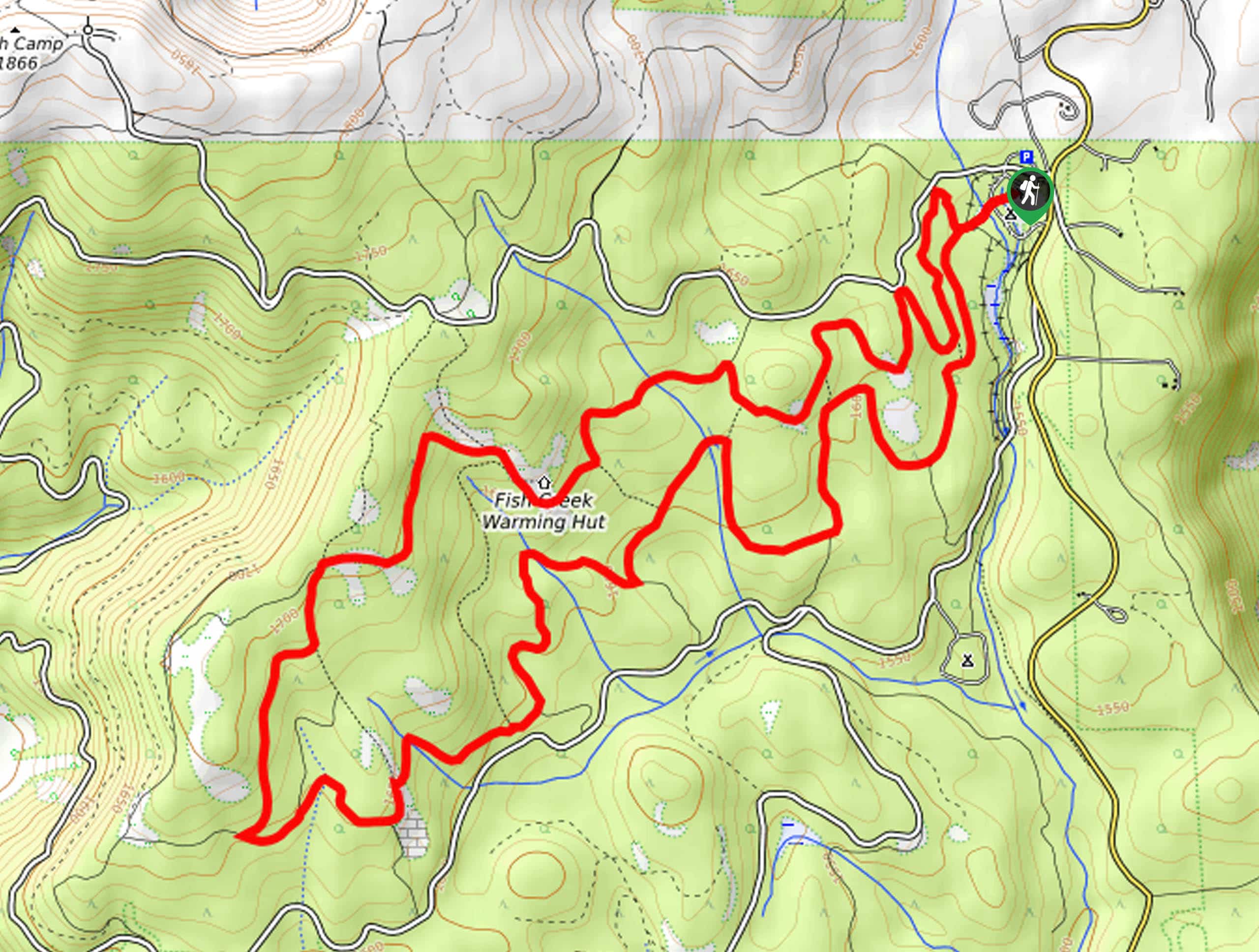 Fish Creek Loop Hike Map