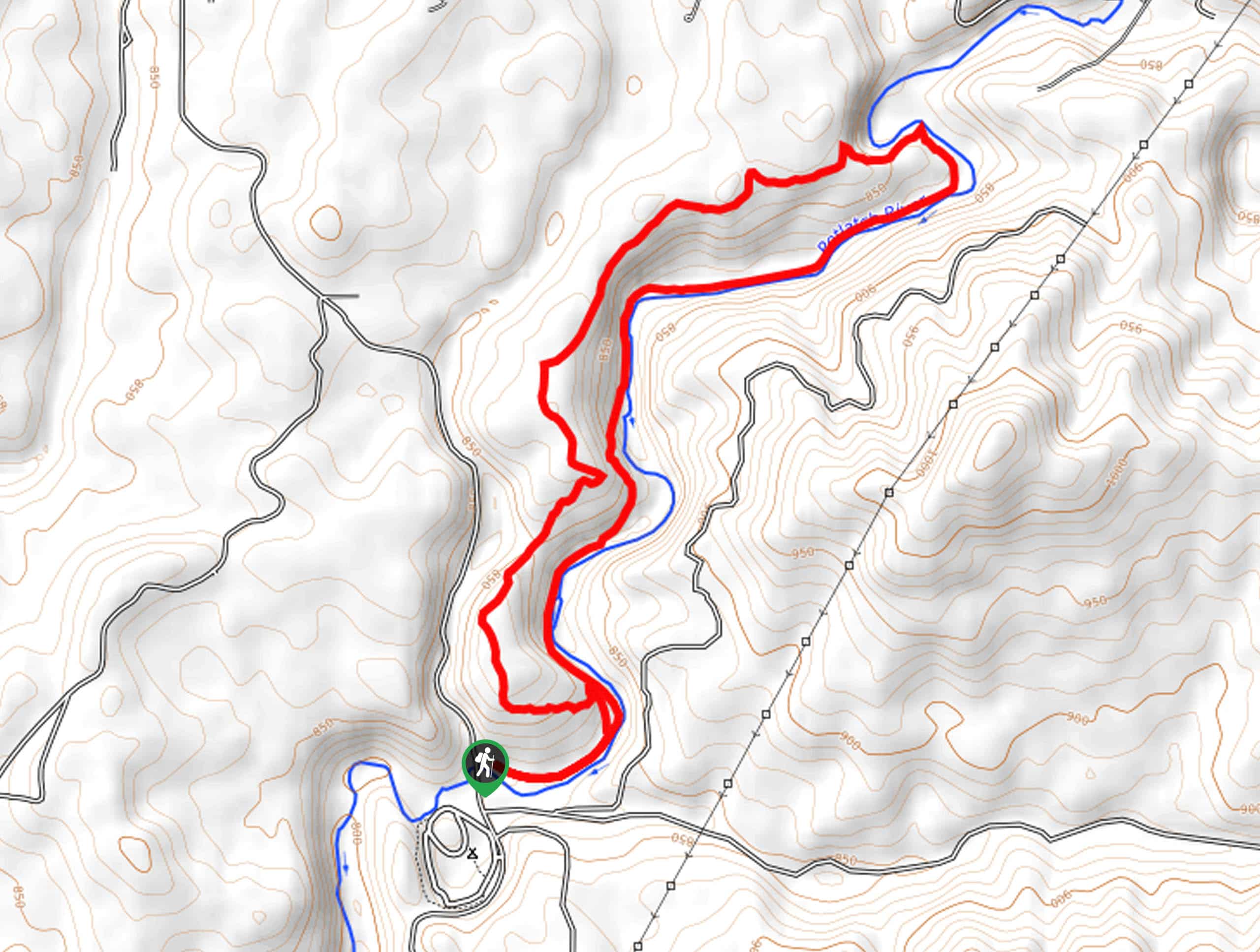 Potlatch Canyon Trail Map