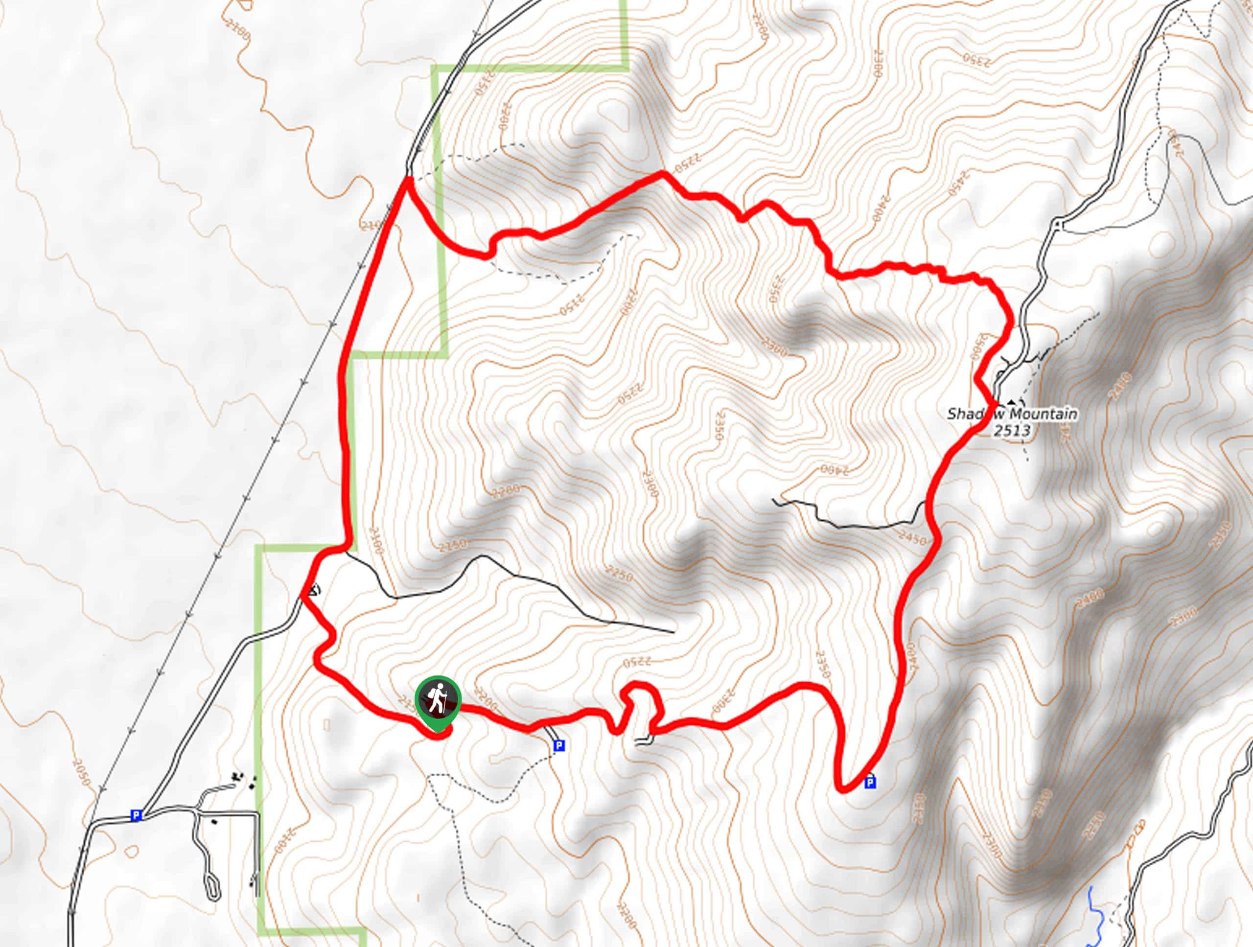 Antelope Spring Loop Trail Map