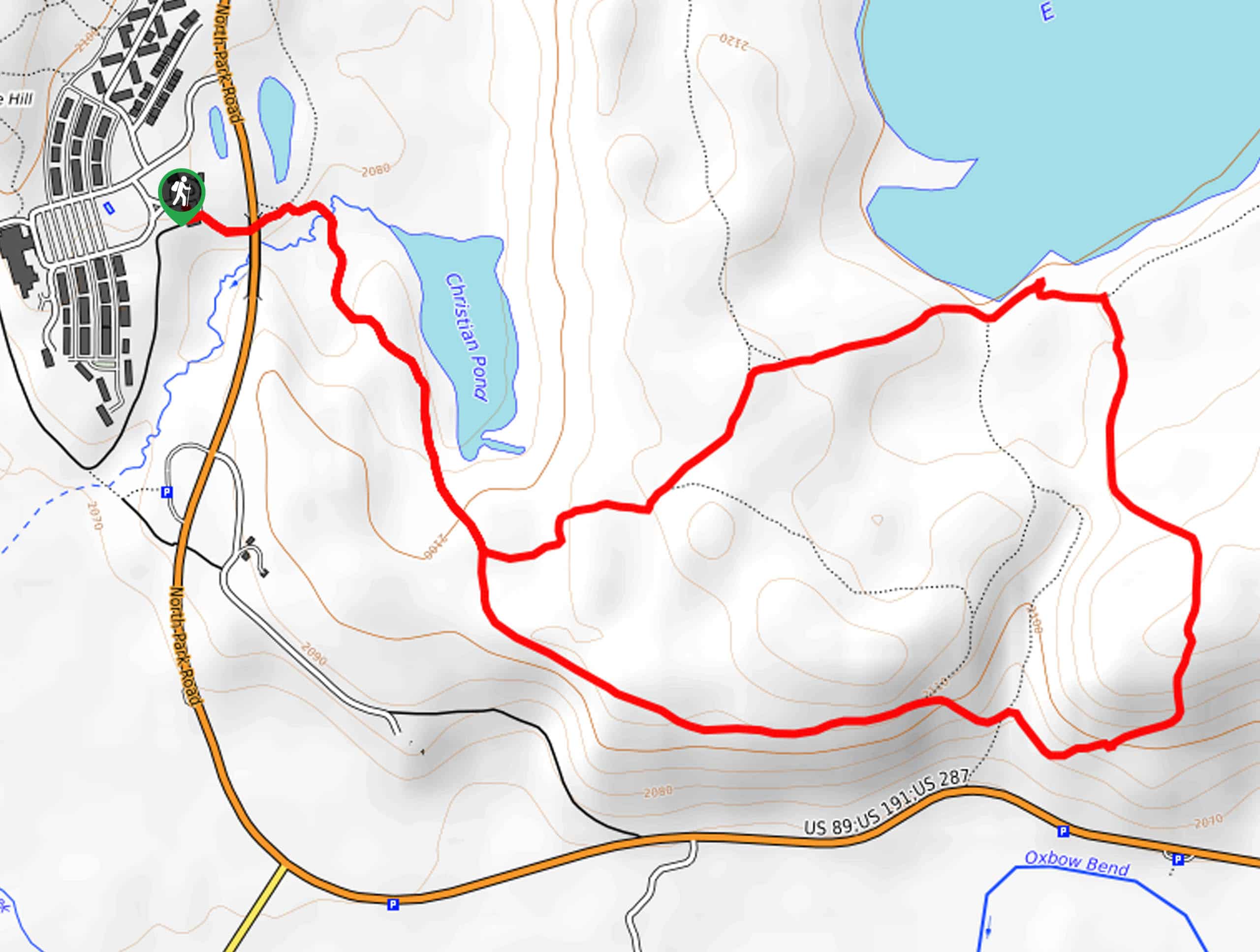 ​ Lookout Rock Hike Map