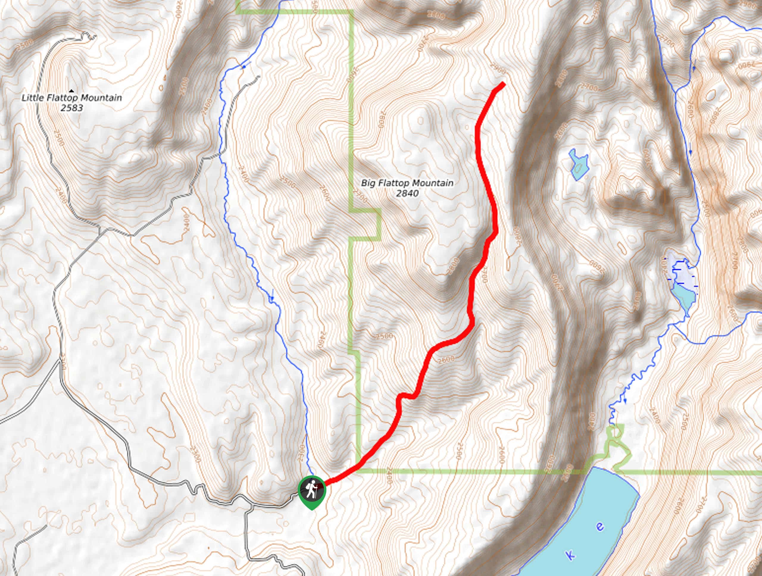 Bluff Creek Trail Map