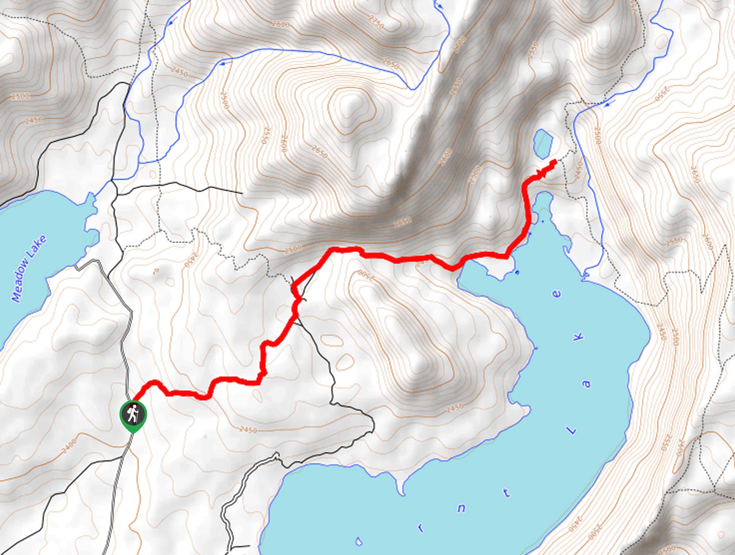 Burnt Lake Trail Map