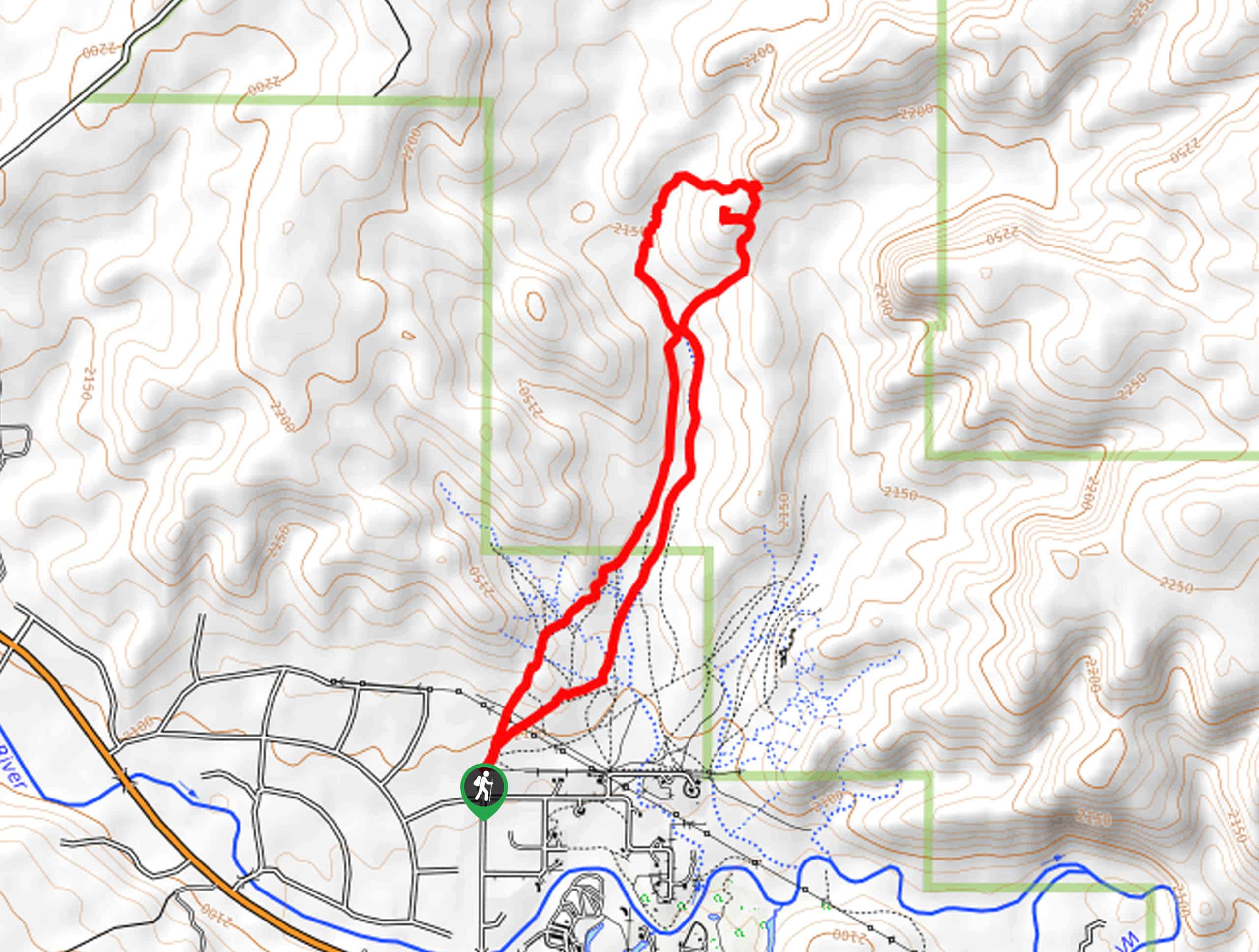 Dubois Badlands Trail Map