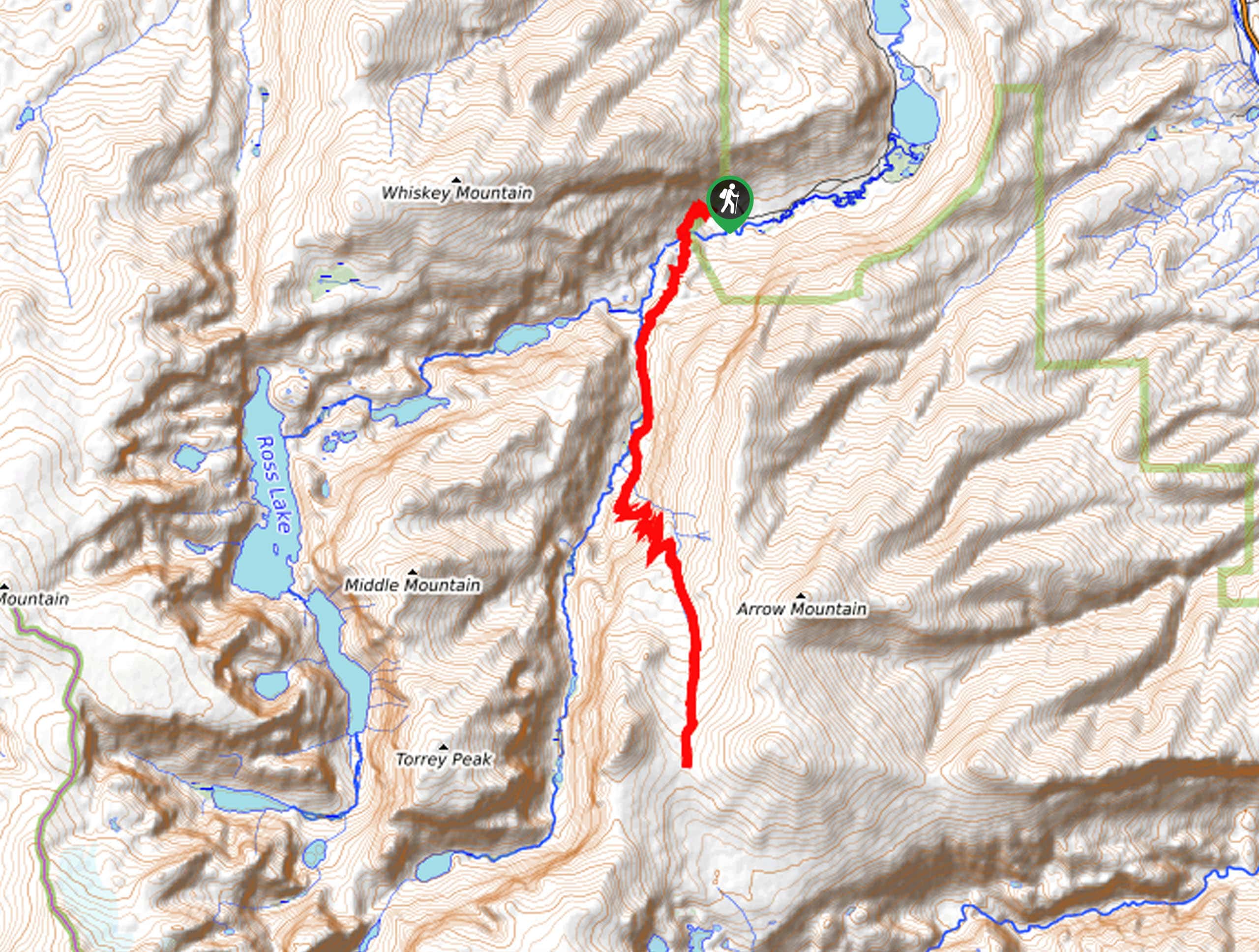 Glacier Trail Map
