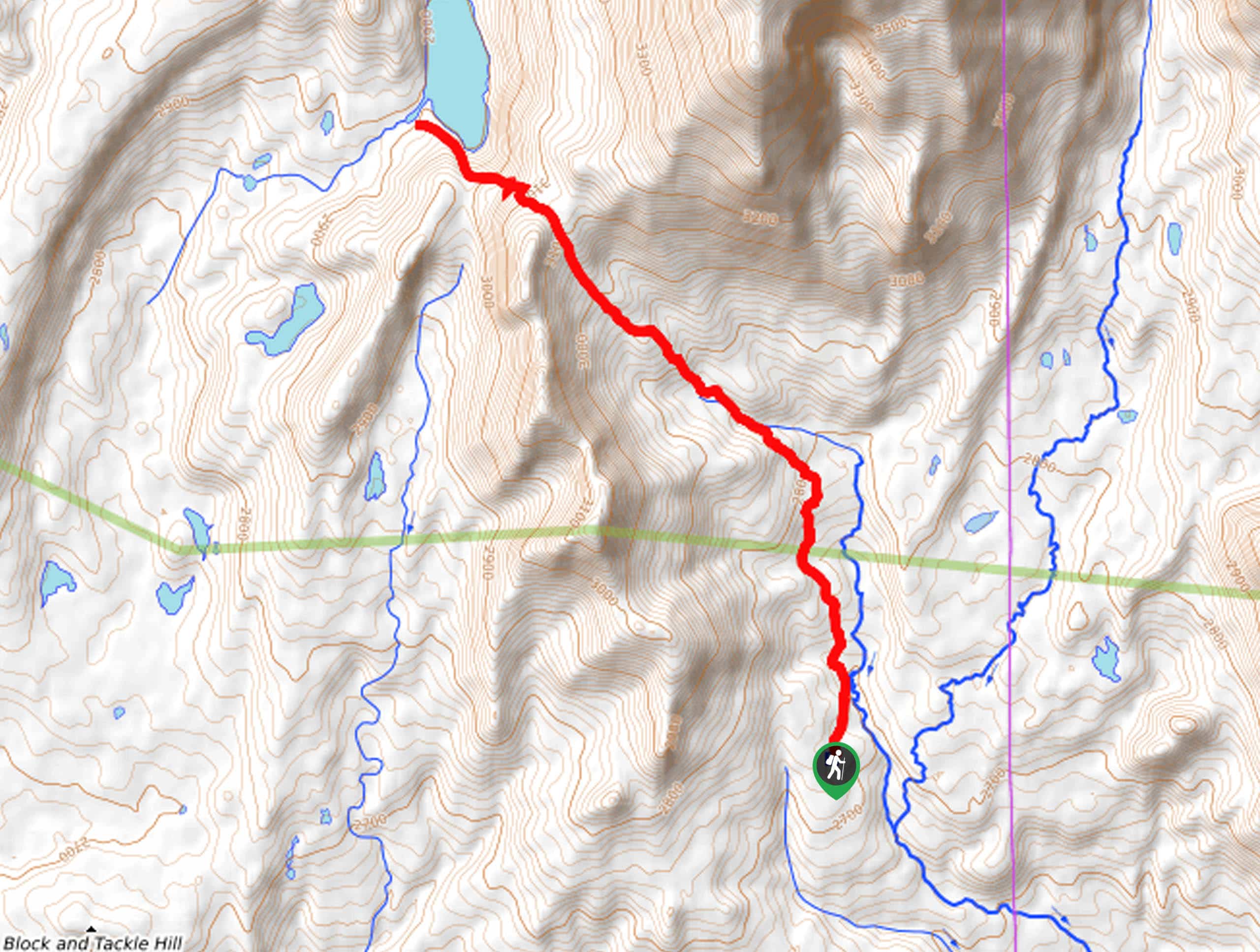 Little Sandy Lake Trail Map