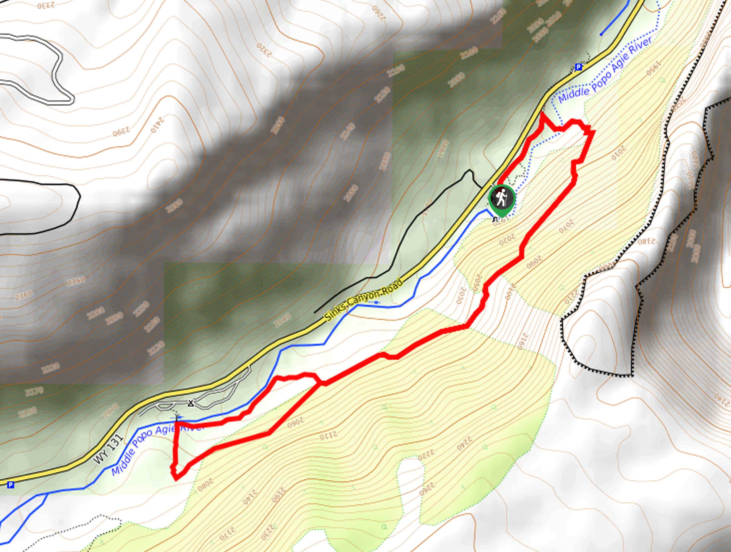 North Slope Trail Map