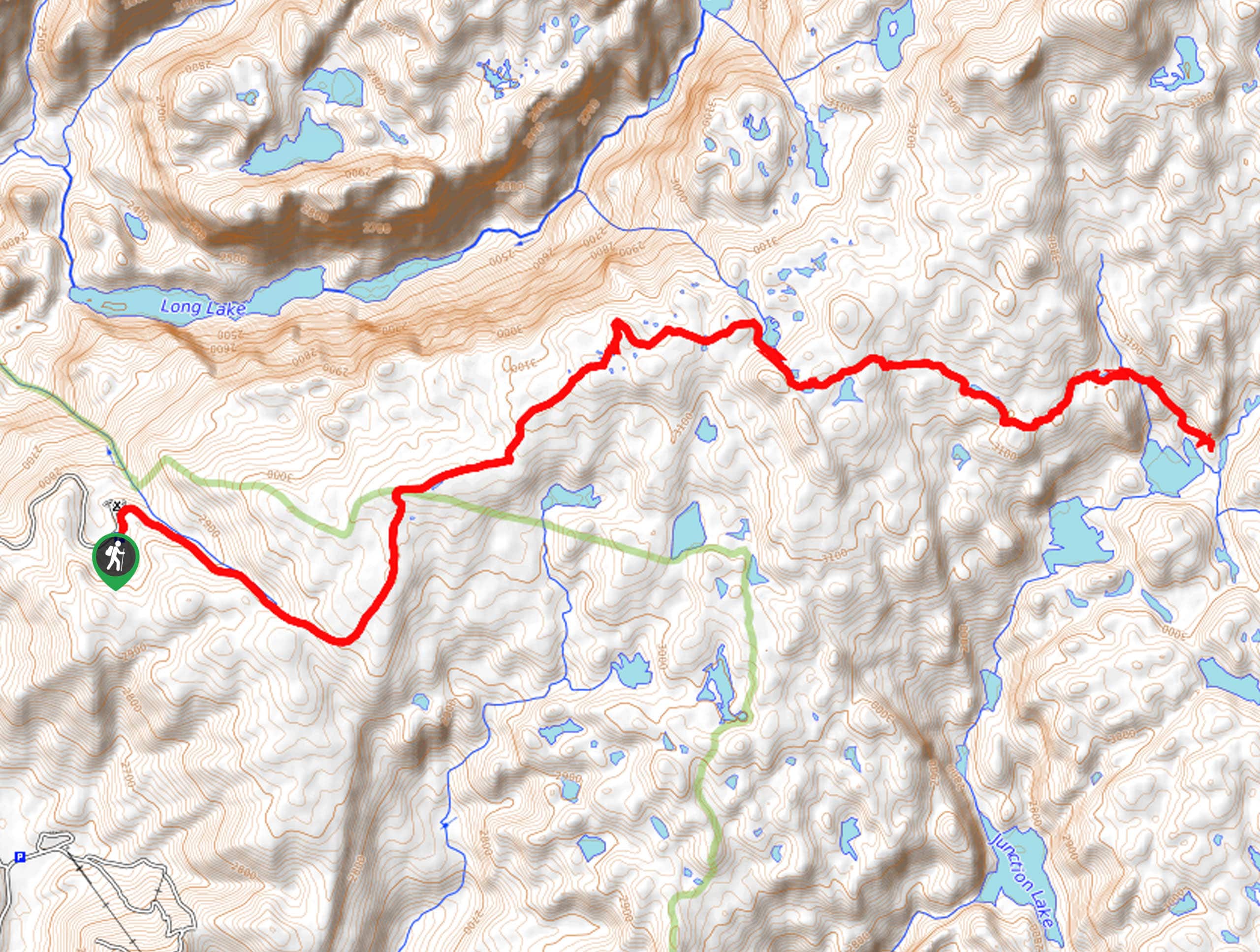 Pole Creek Trail Map