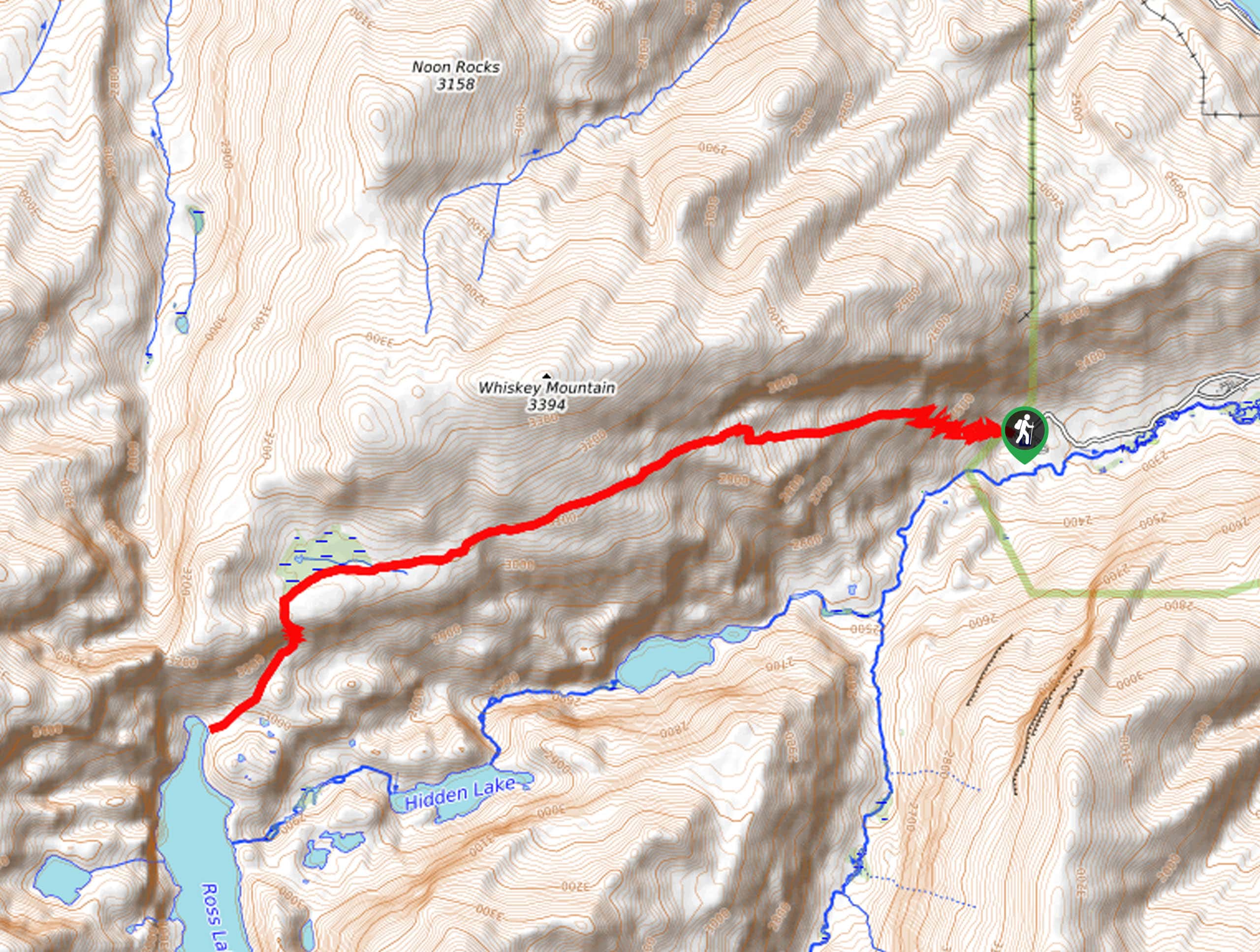 Ross Lake Trail Map