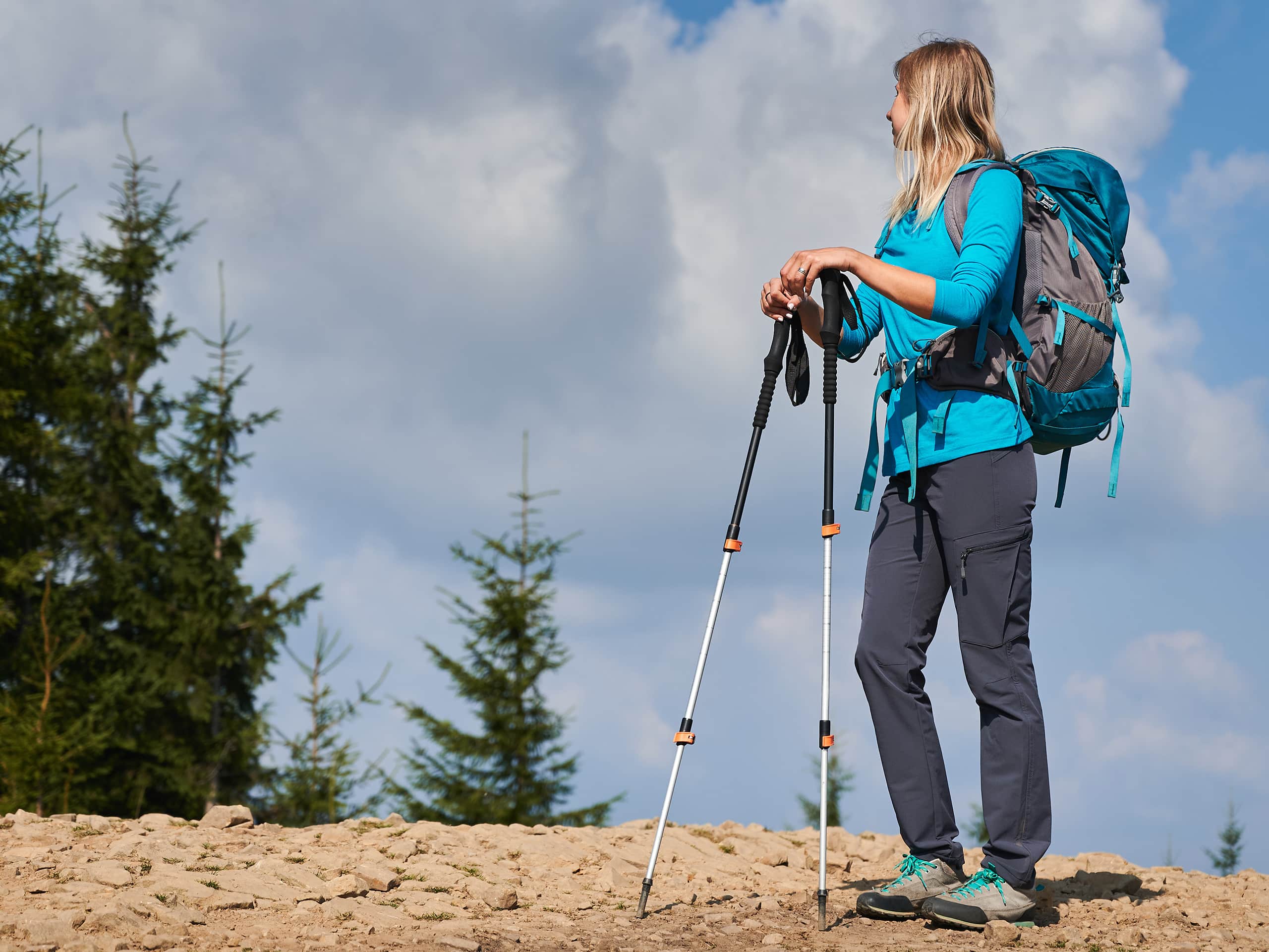 Do your knees a favour and get some trekking poles before your adventure