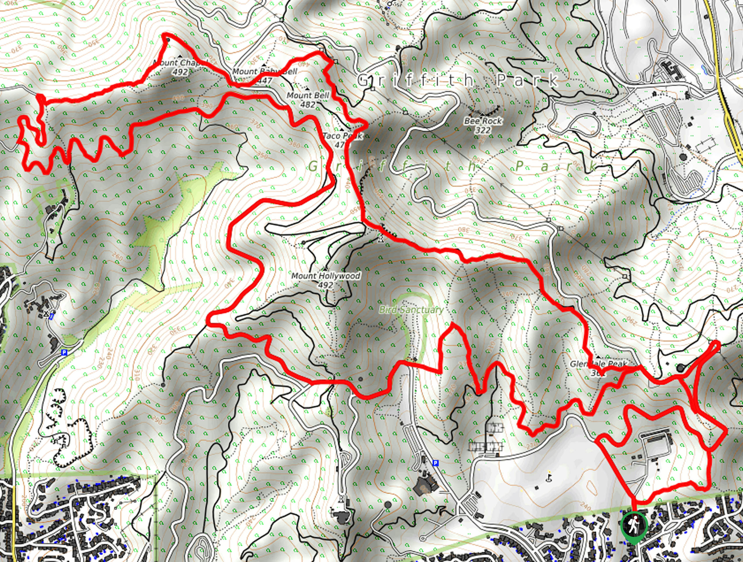 Hogback Loop Trail Map