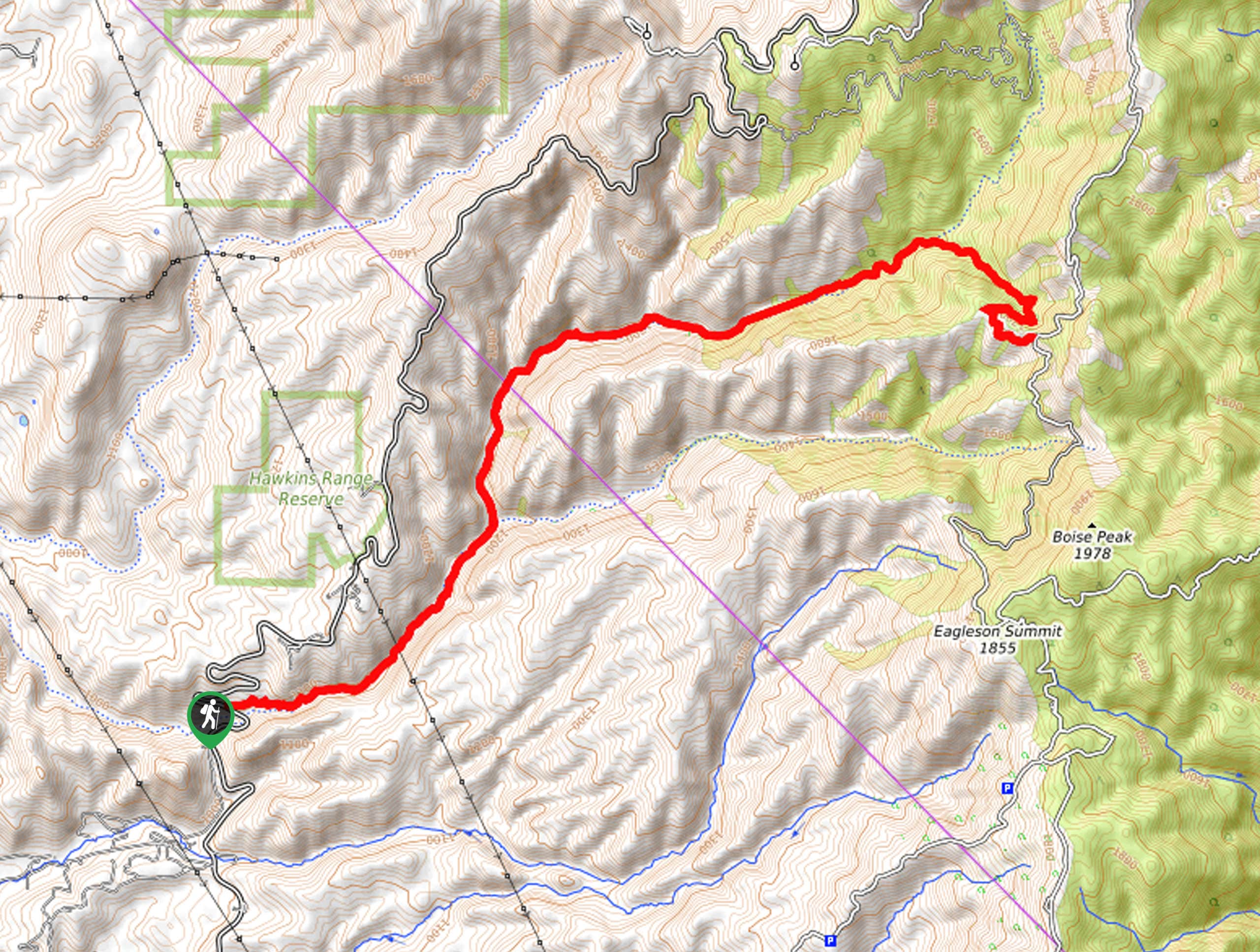 Dry Creek Trail Map