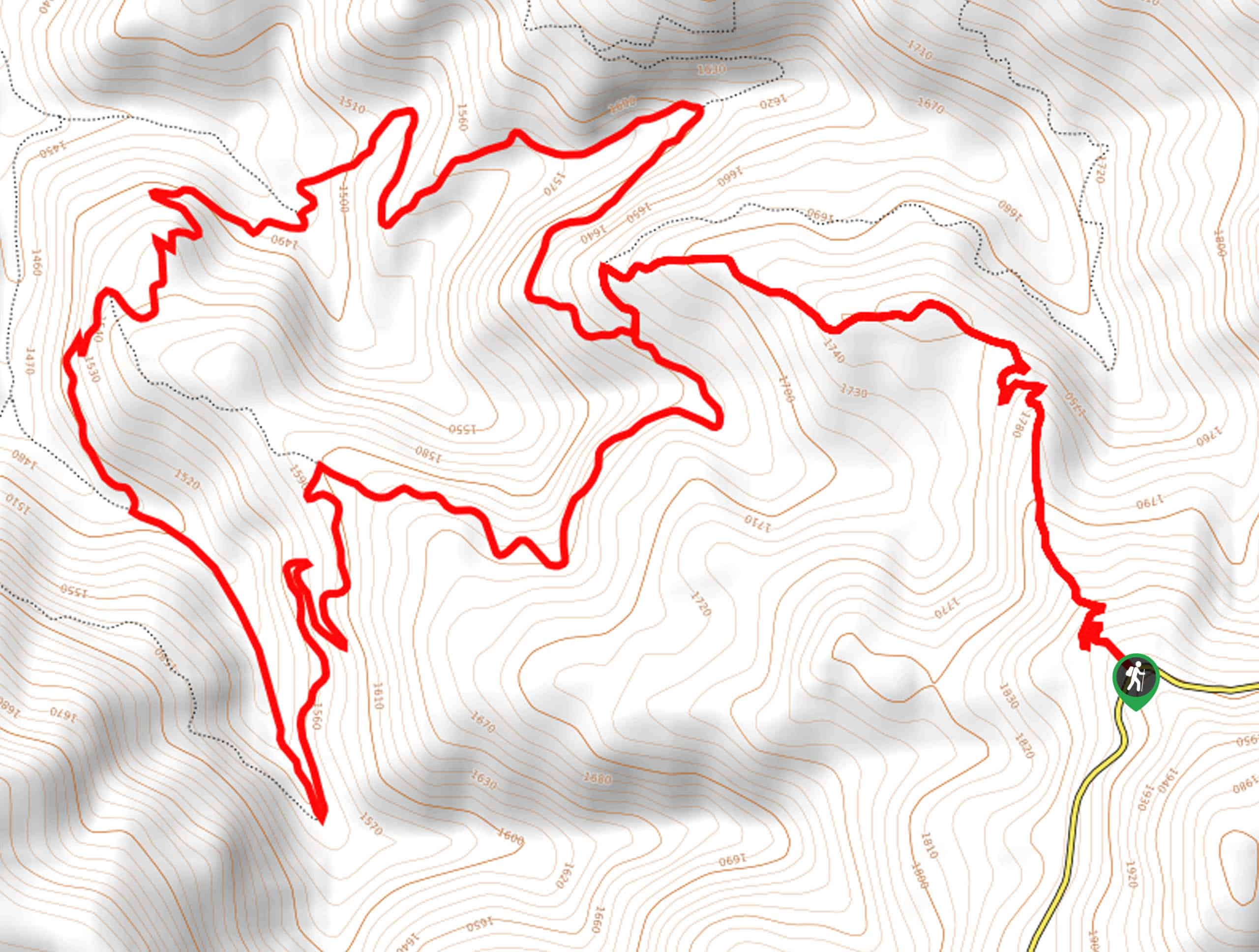 Pat's Trail Loop Map