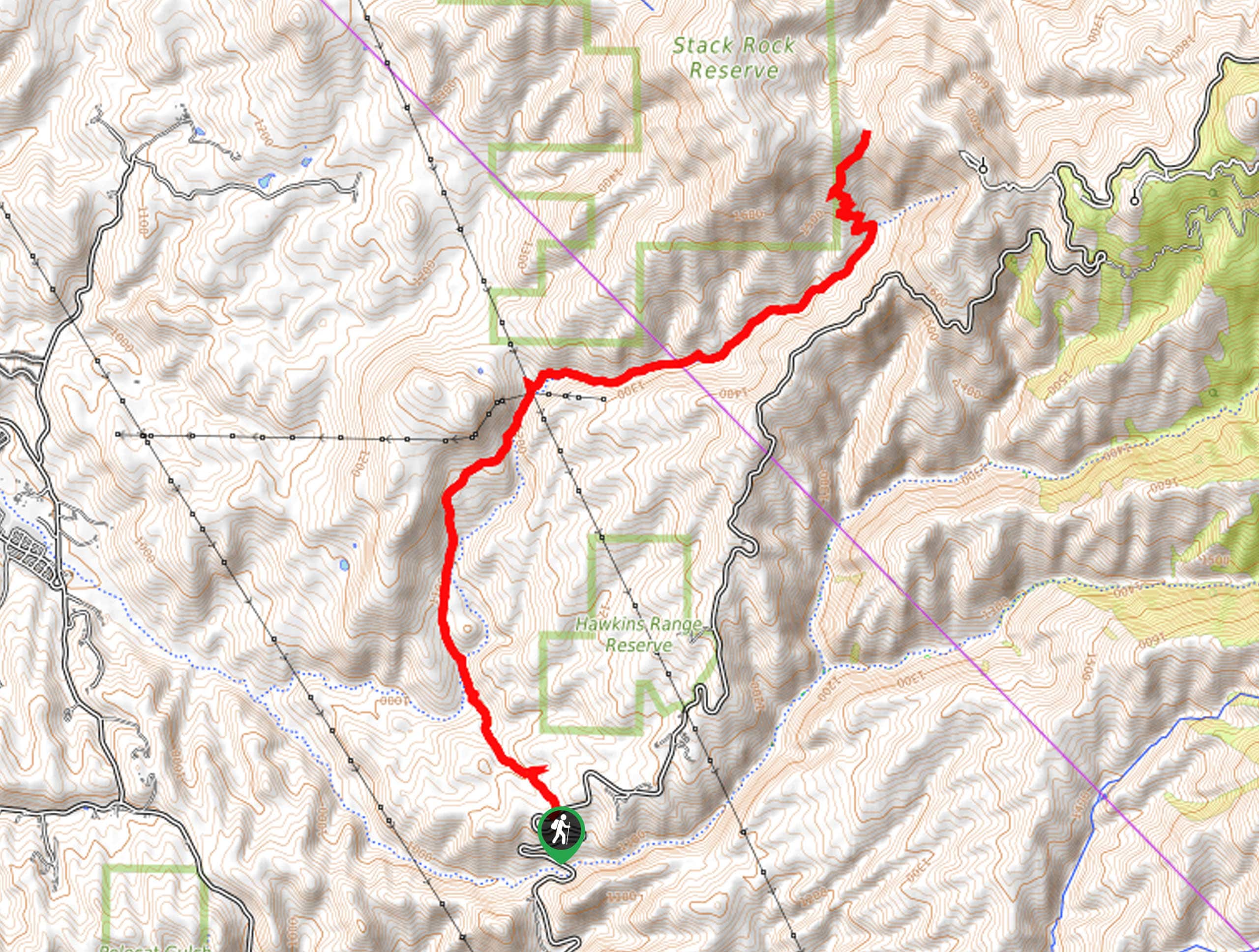 Sweet Connie Trail Map